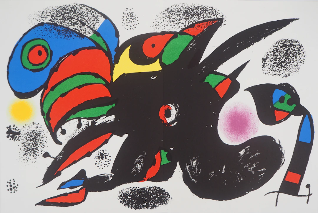 Joan MIRO - Oiseaux fantastiques - Lithographie originale