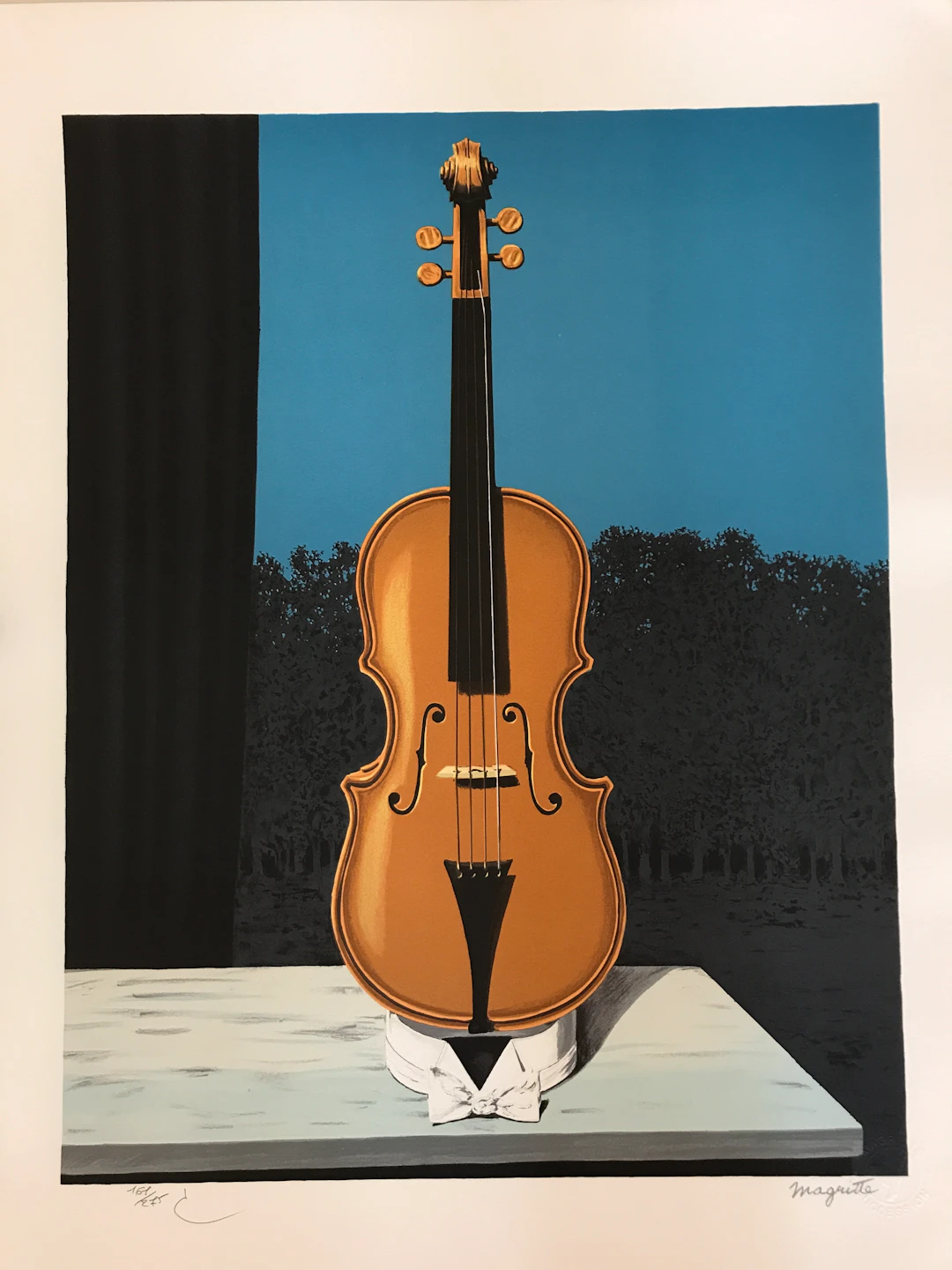 René MAGRITTE (d’après) - Un peu de l’âme des bandits - Lithographie
