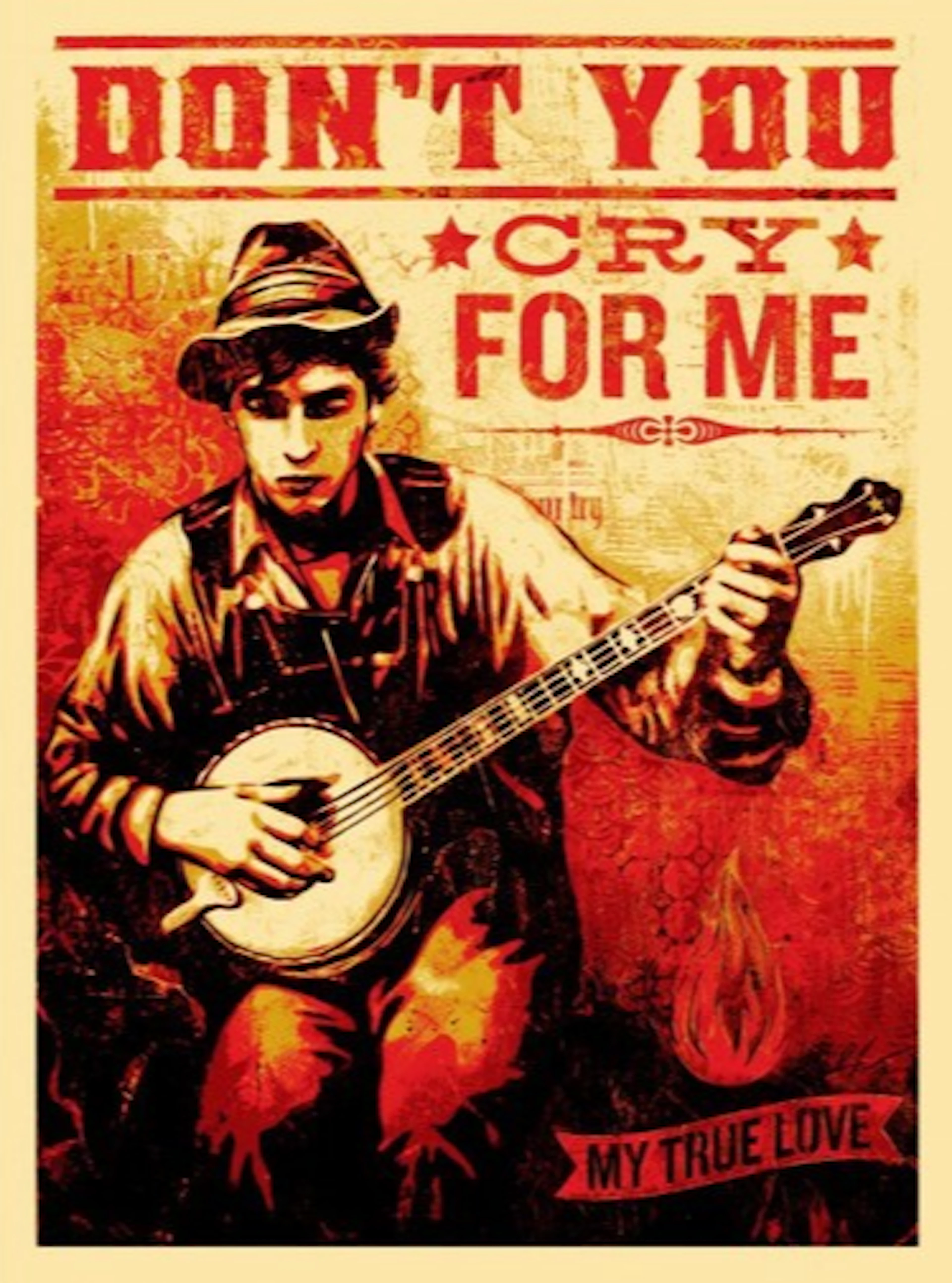 Shepard FAIREY (Obey) - Oh Susannah, 2012 - Sérigraphie signée au crayon