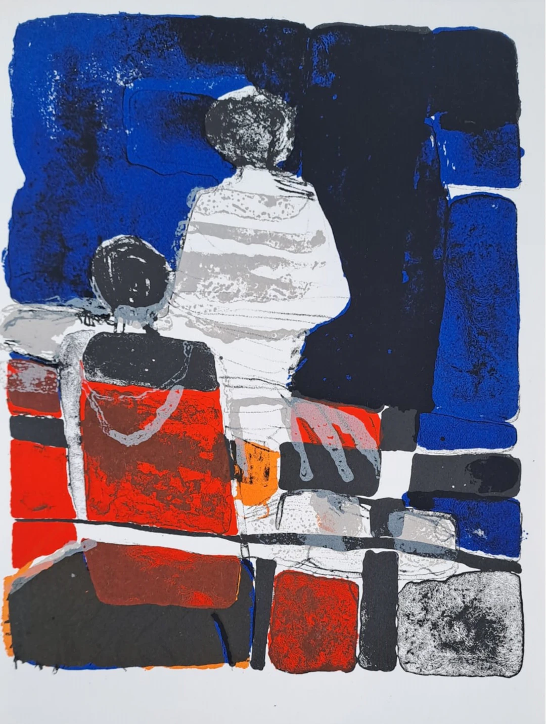 Paul Guiramand - Les spectateurs - Lithographie originale