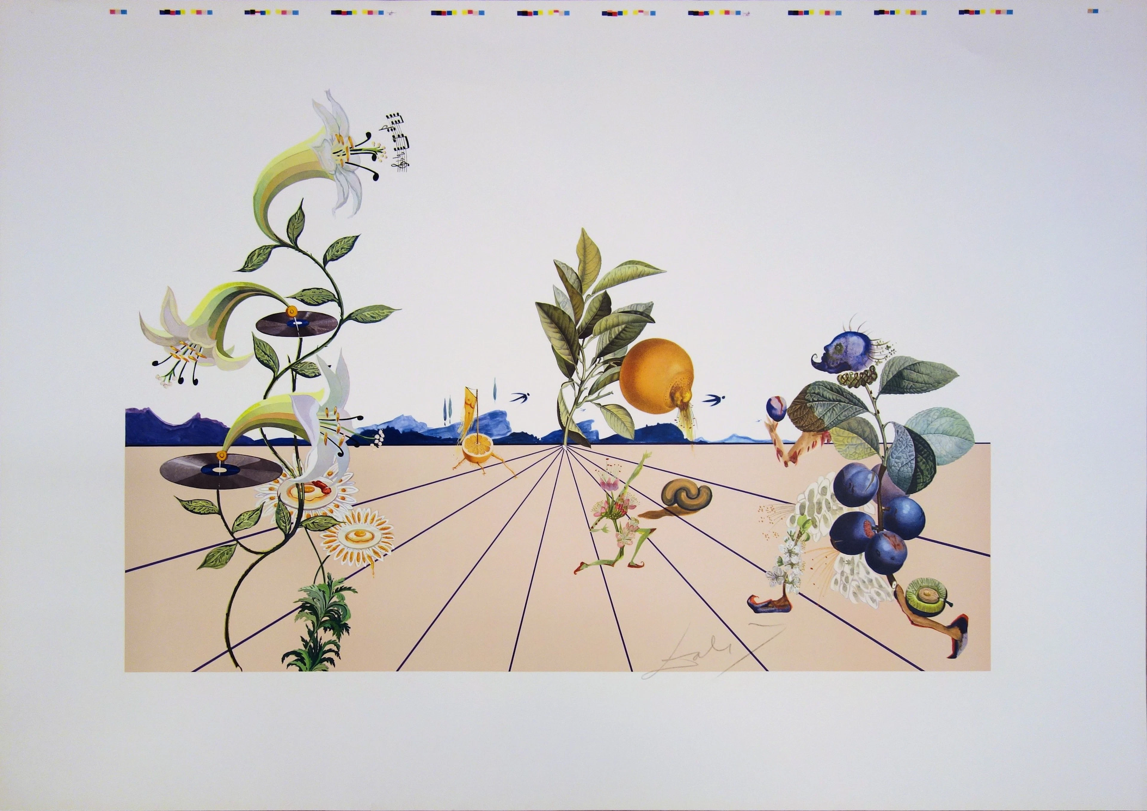Salvador DALI - Flordali I, 1981 - Lithographie originale signée