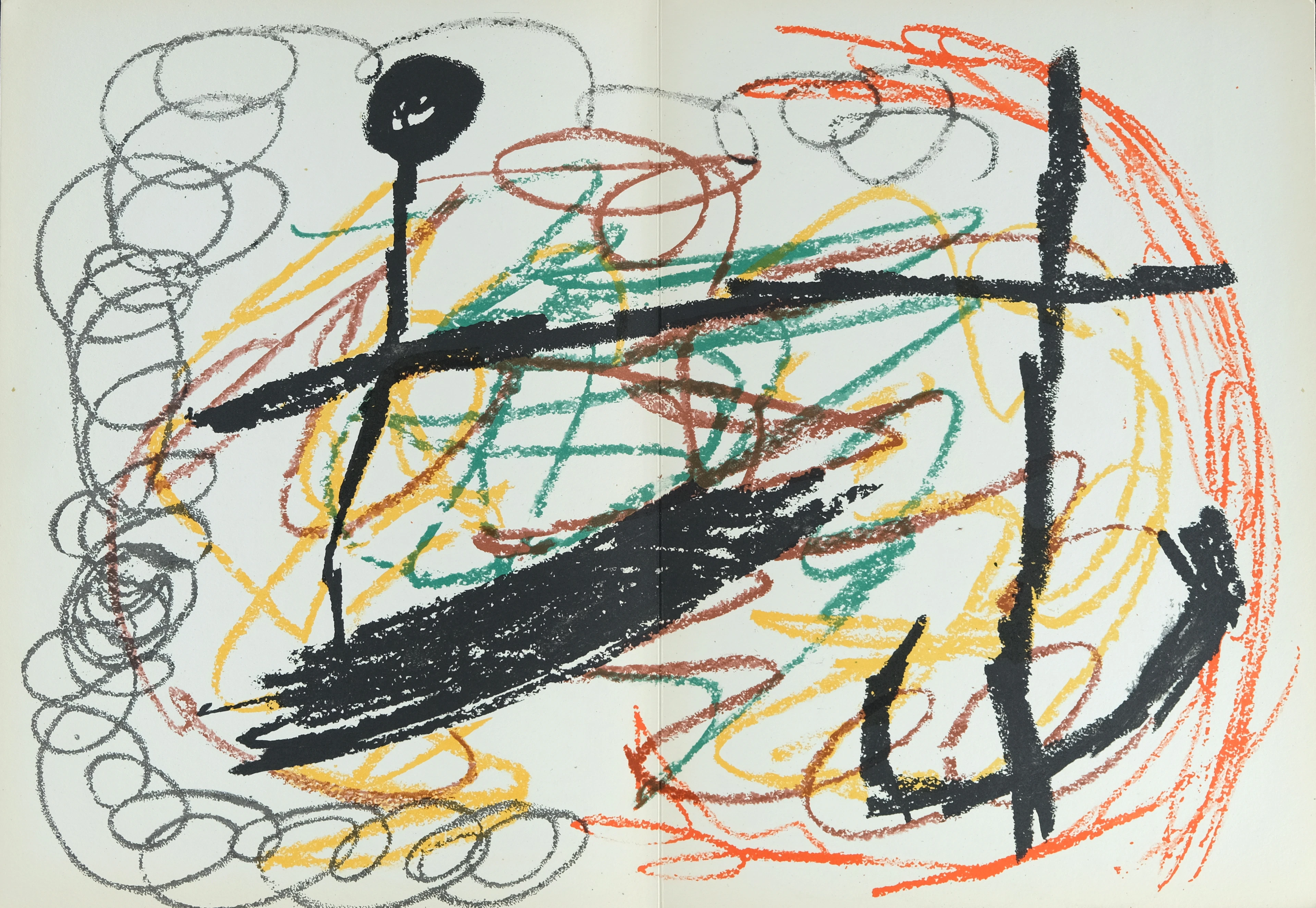 Joan MIRO : Obra Inedita Recent X - Lithographie originale