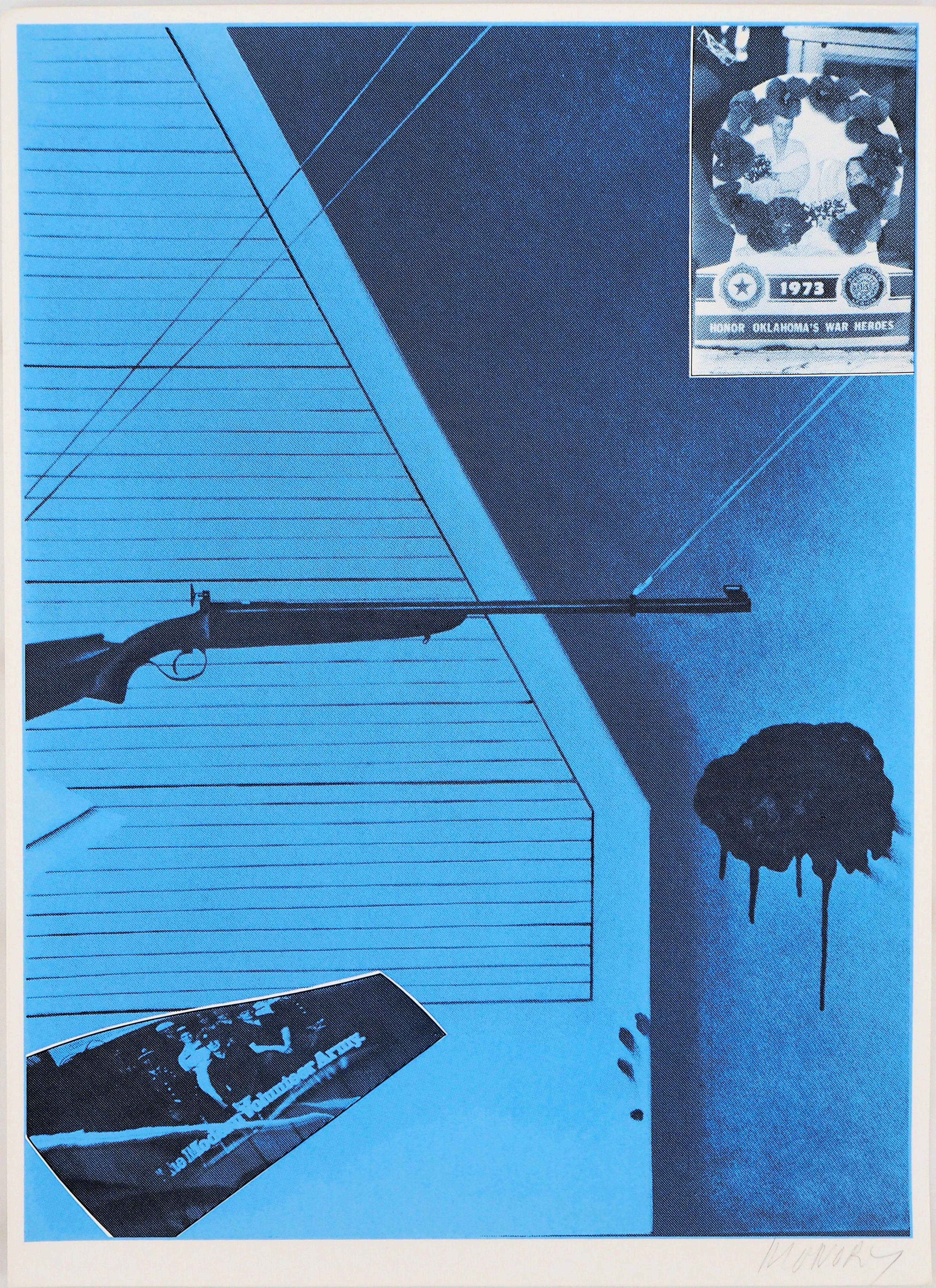 Jacques MONORY : En l’honneur des héros de guerre de l’Oklahoma, Sérigraphie