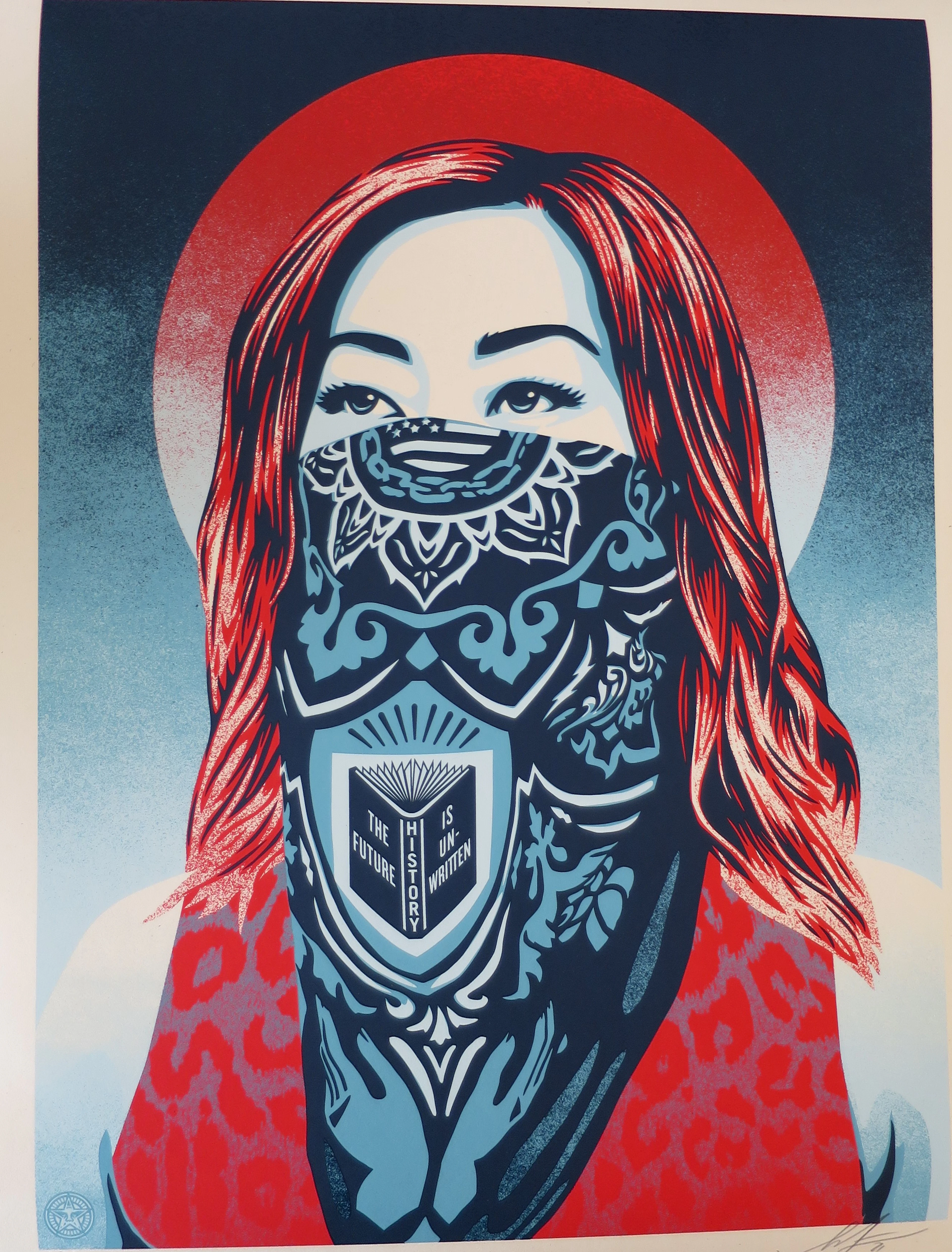 Shepard FAIREY (Obey) - Just Future Rising, 2021 - Sérigraphie signée