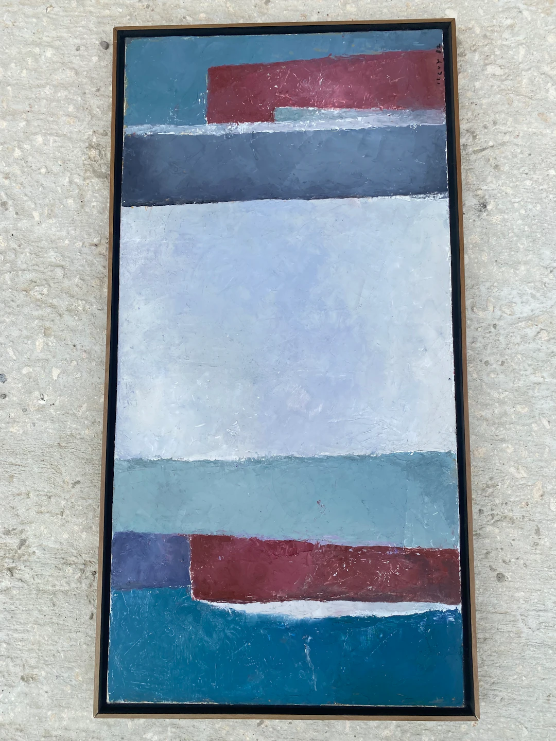 Isadore Lévy - Norbeck, 1982 - Huile sur toile