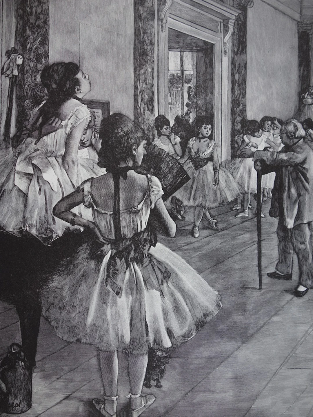 Edgar DEGAS (d’après) : La classe de Danse - Gravure originale
