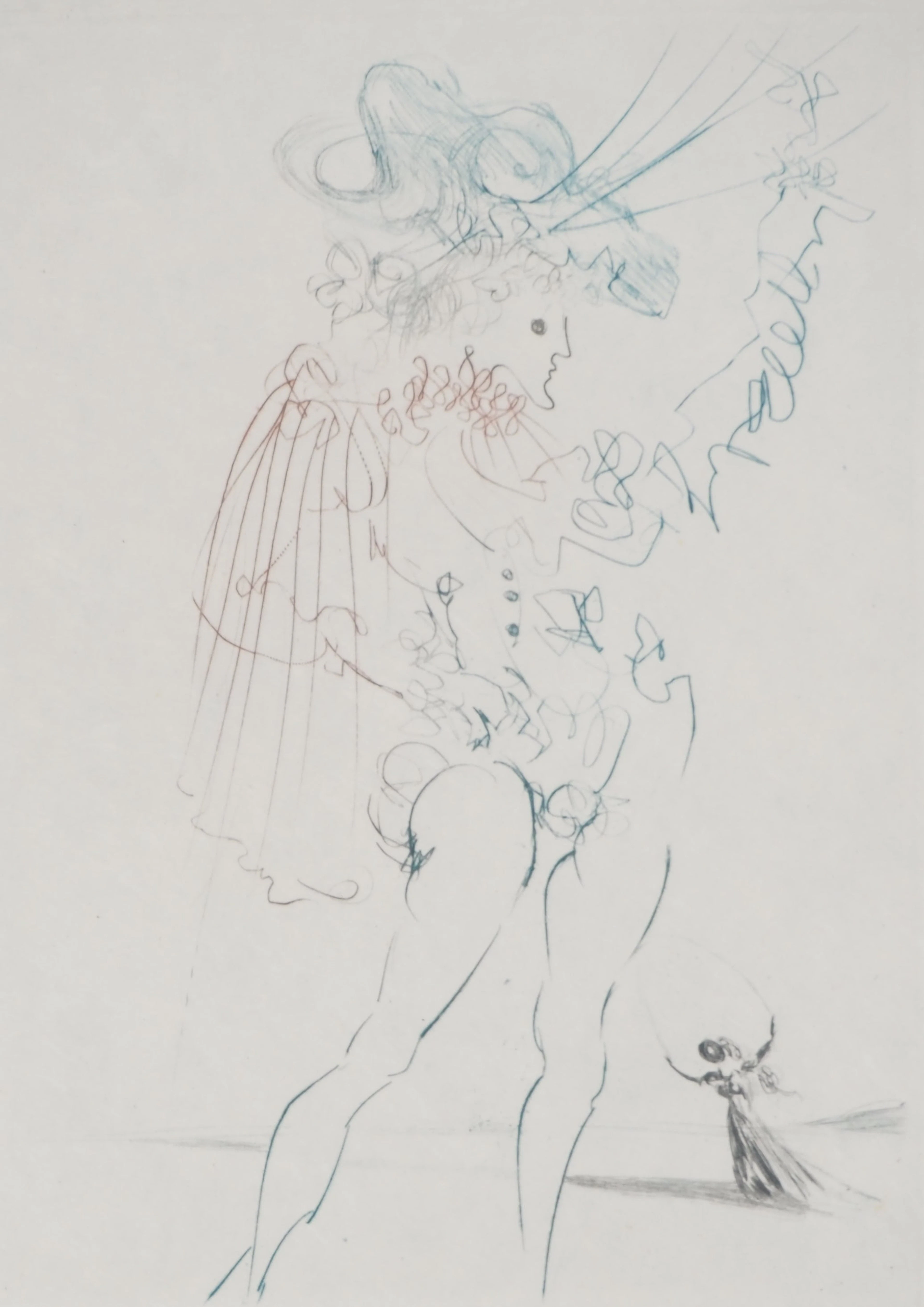 Salvador DALI : Mesure pour mesure - Gravure originale signée