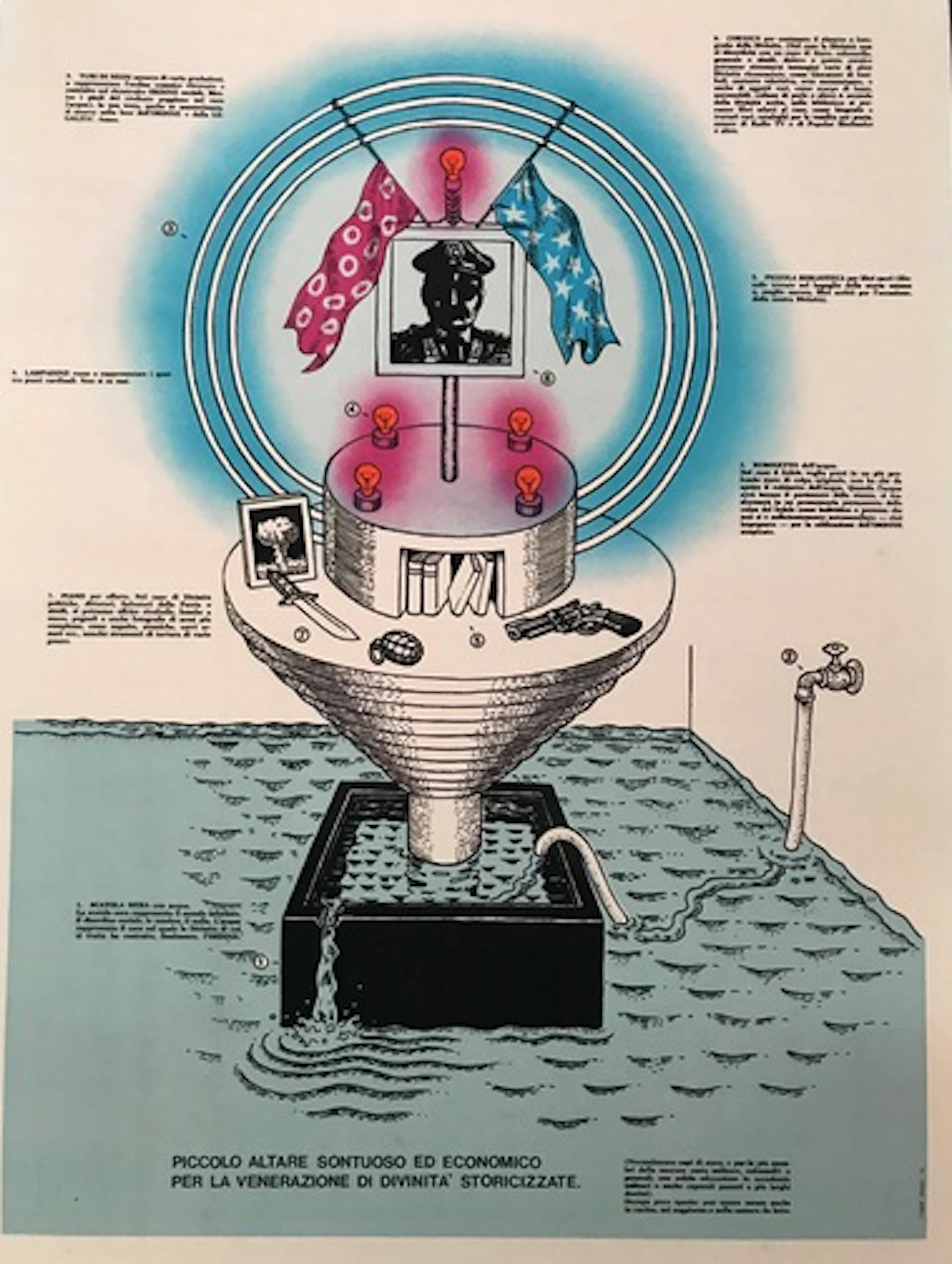 Ettore SOTTSASS - L’Altare, 1974 - Sérigraphie
