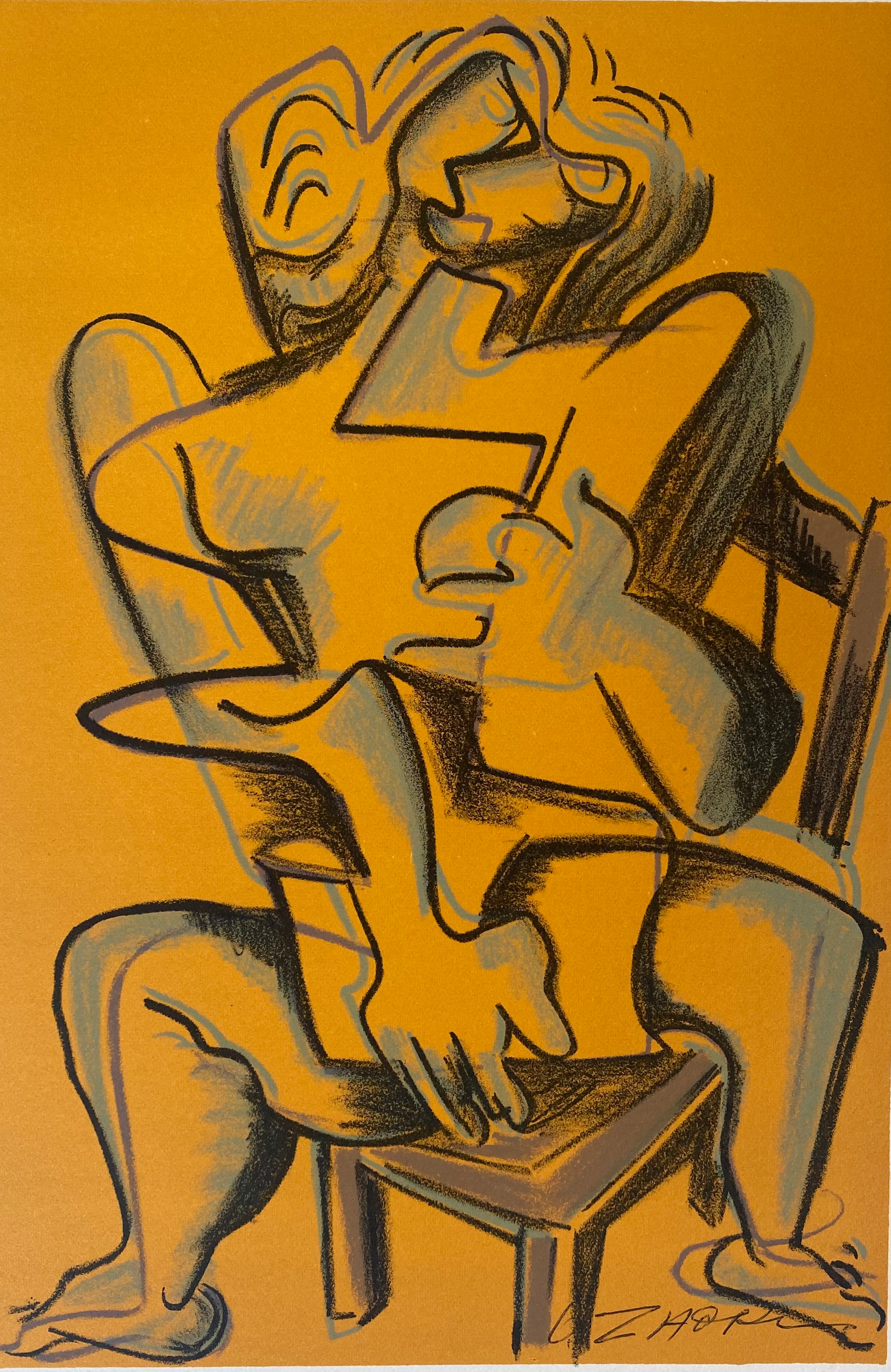 Ossip Zadkine - « Les travaux d’Hercule » - lithographie 1960