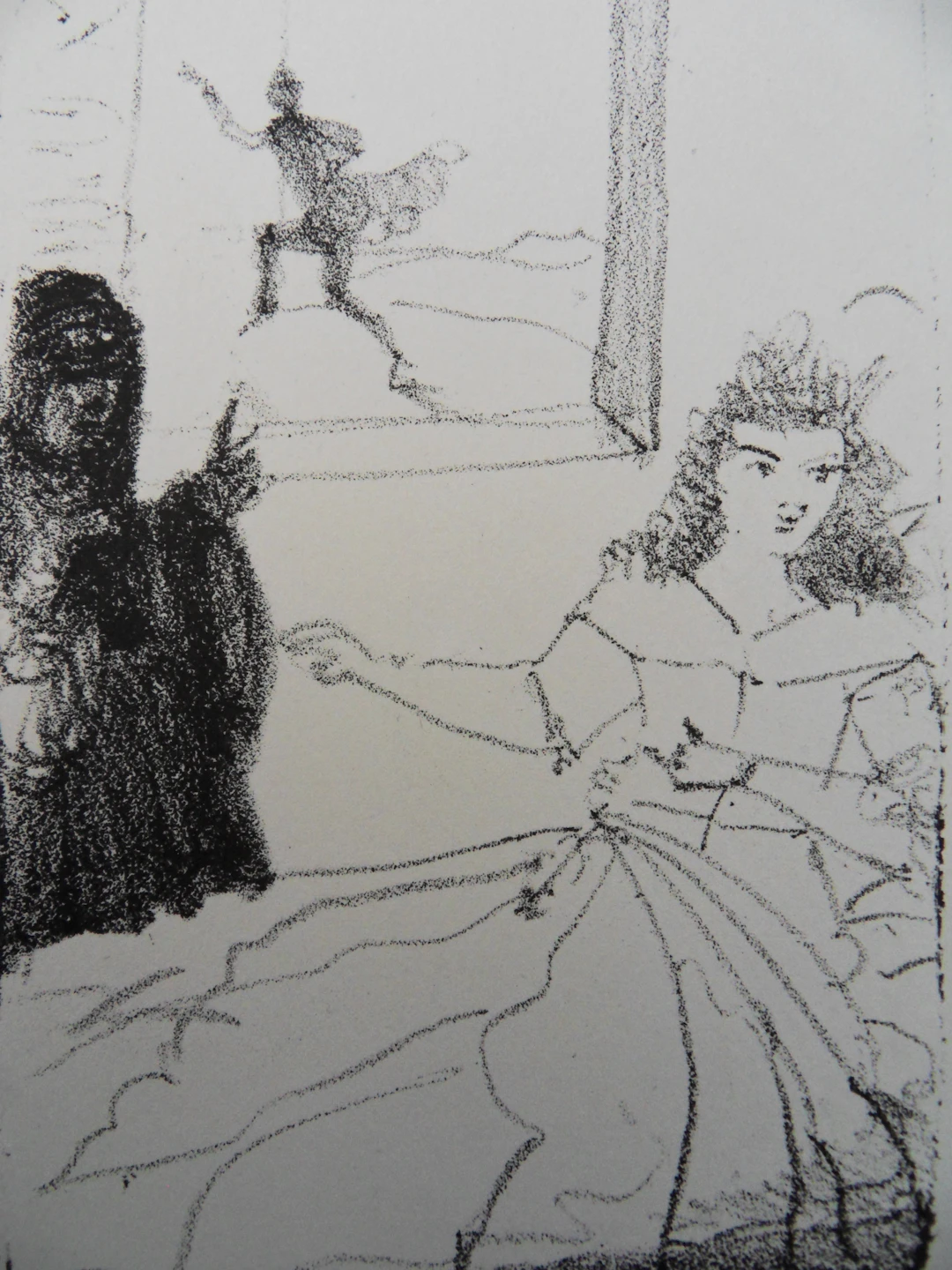 André DERAIN : La fuite (l’amant surpris) - Lithographie originale signée