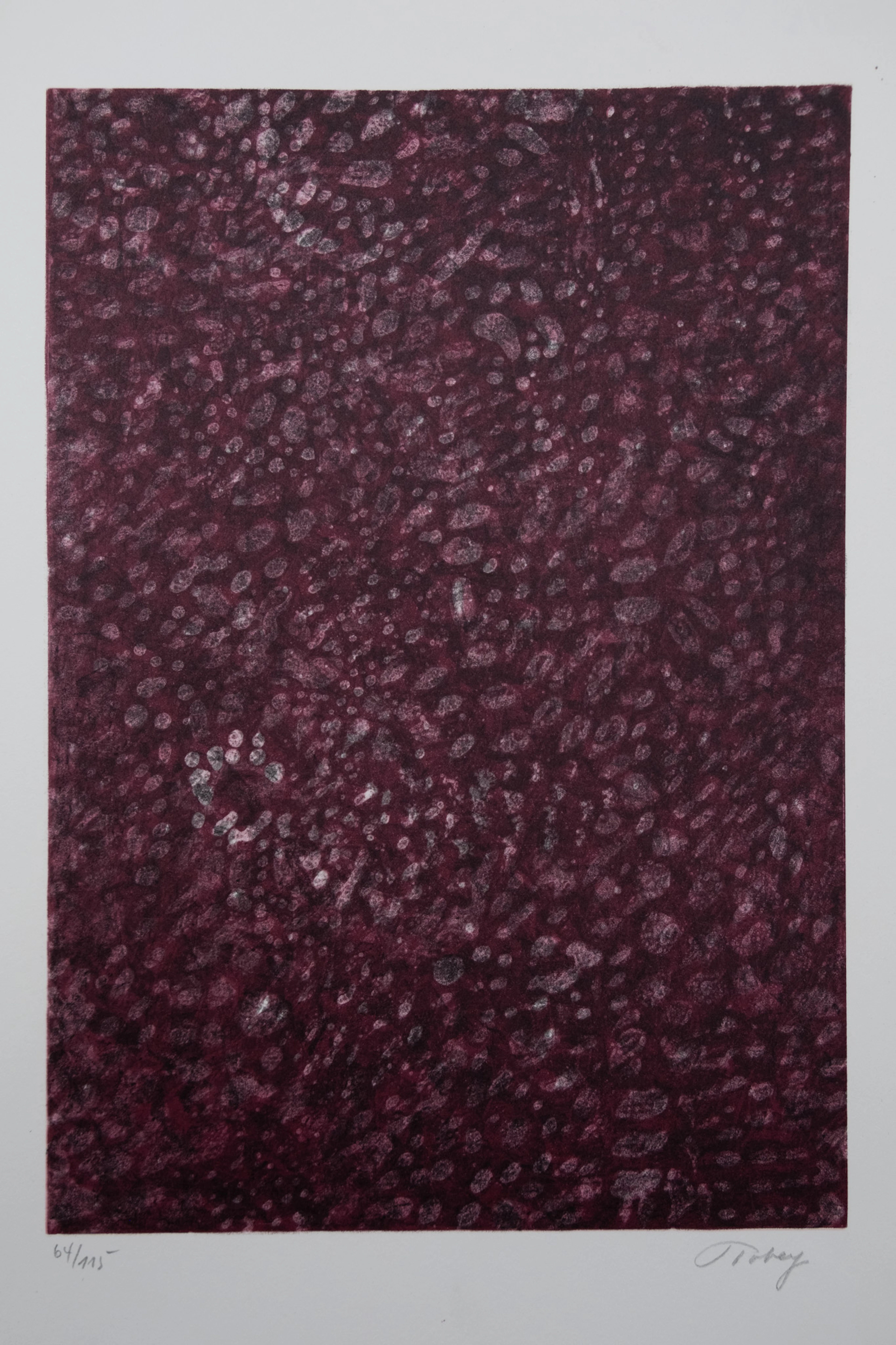 Mark TOBEY : Du fond d’un songe - Lithographie originale signée