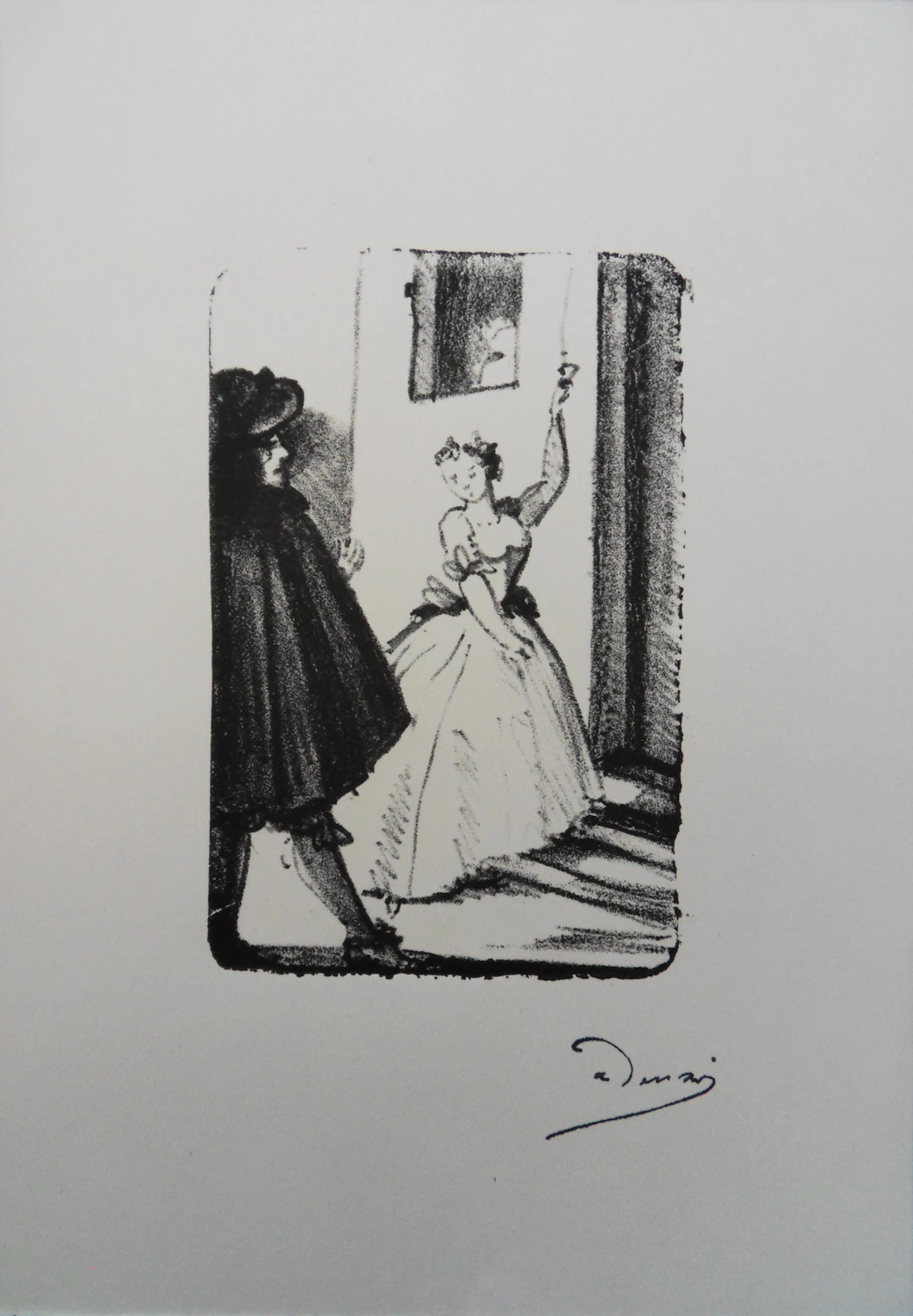 André DERAIN : Fin de soirée - Lithographie originale signée