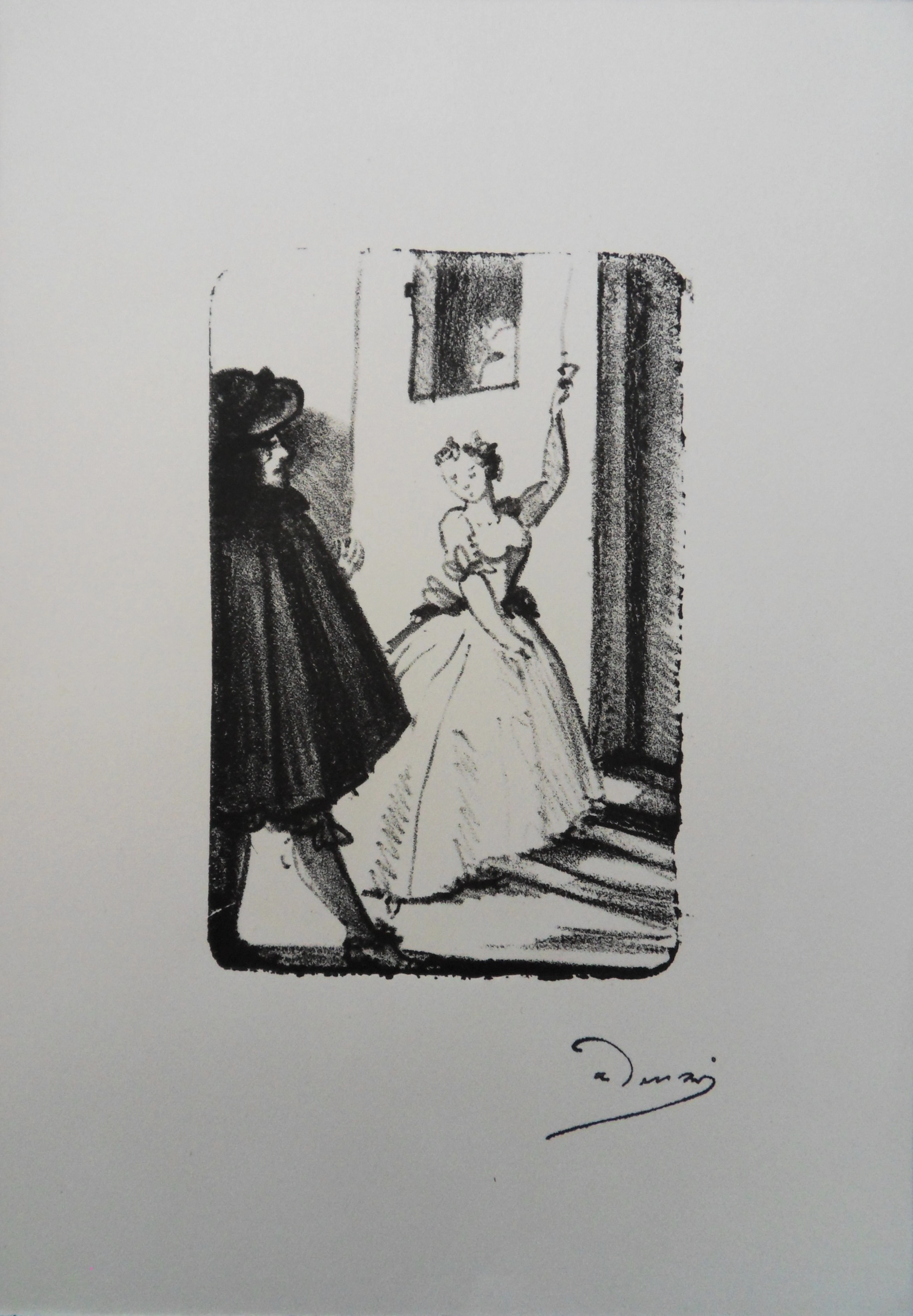 André DERAIN : Fin de soirée - Lithographie originale signée