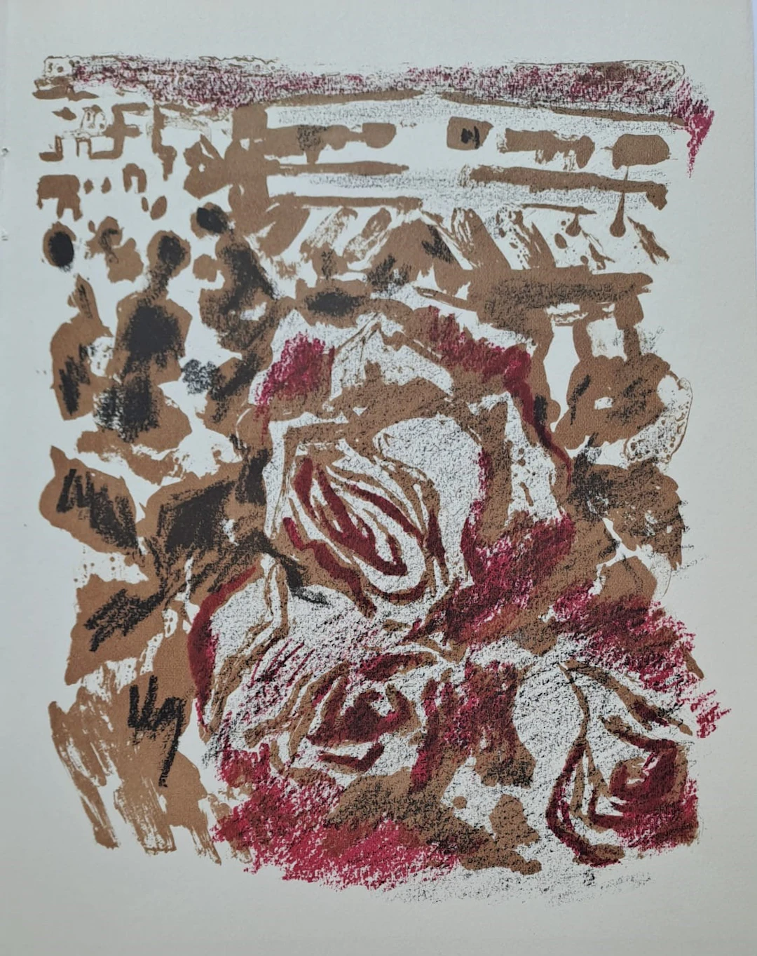 Alexandre Garbell - Sans titre - Lithographie originale