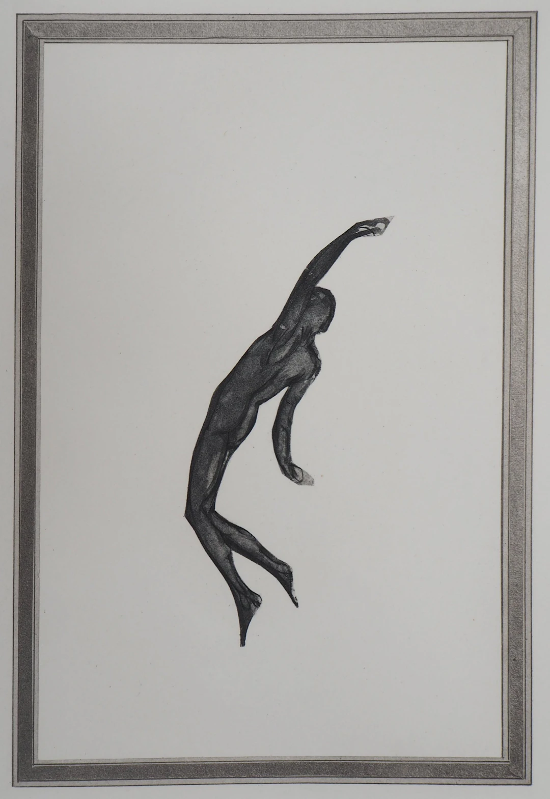 Auguste RODIN (d’après) : Démon dans l’espace - Gravure