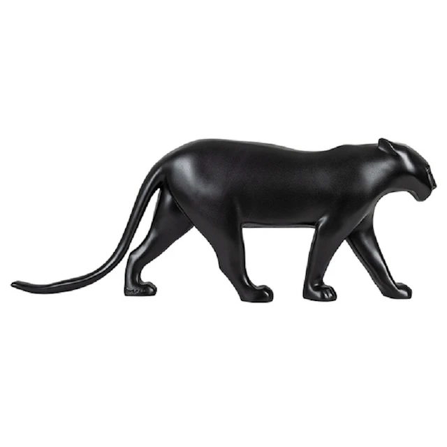 François Pompon (d’après) - La panthère noire – Sculpture en résine
