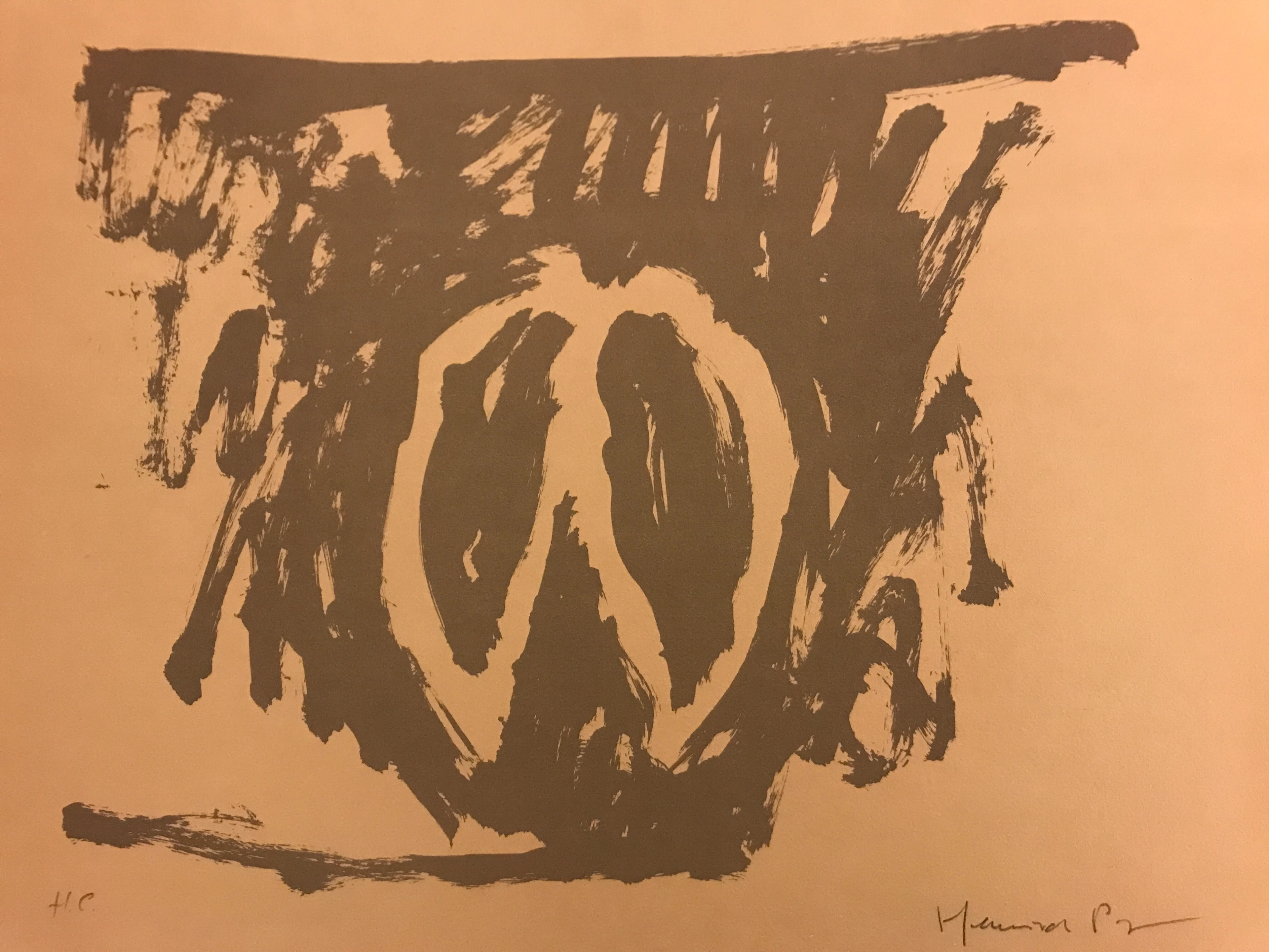 Joan Pijuan HERNANDEZ - Sans titre IV - Lithographie signée au crayon