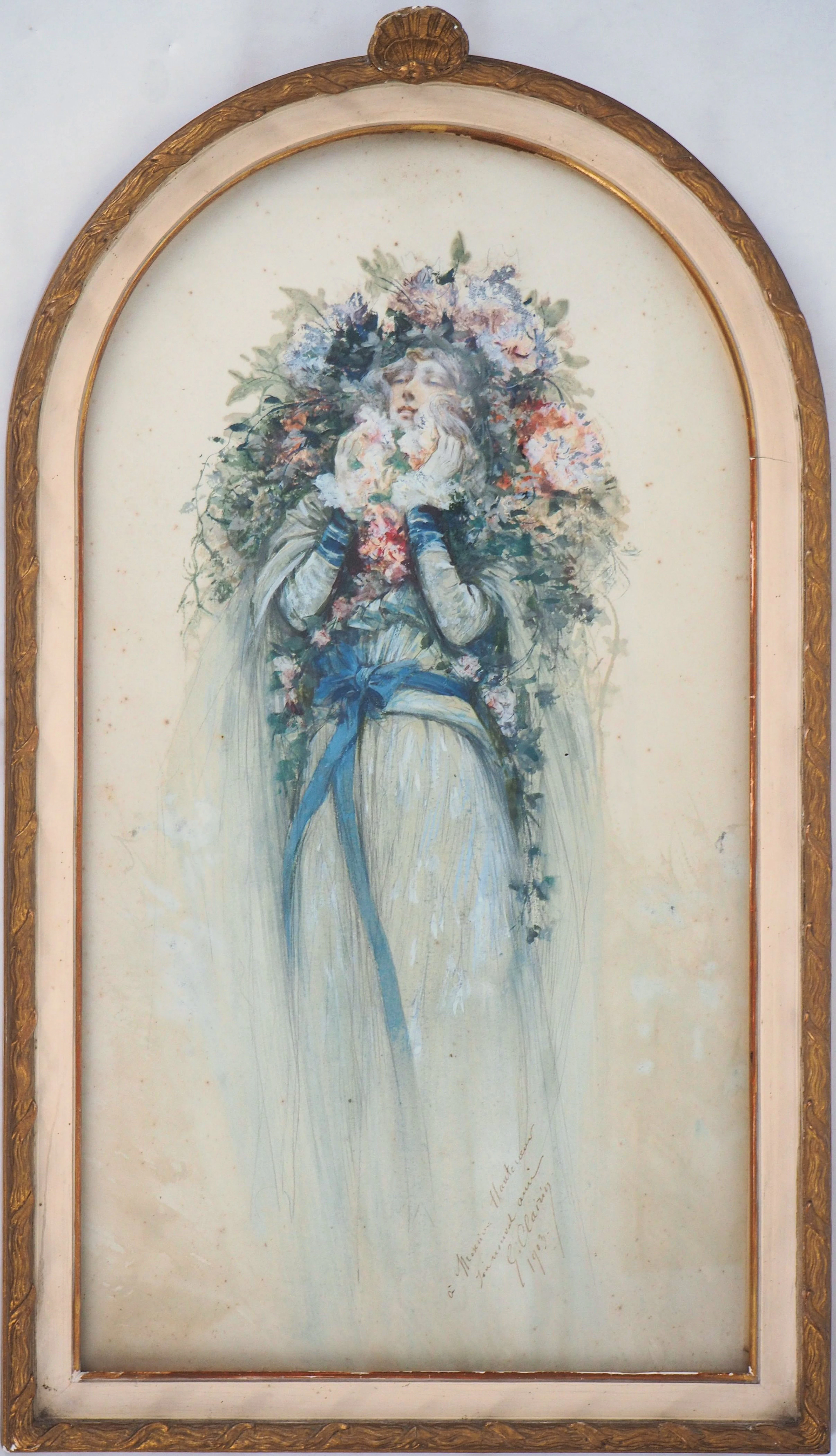 Georges CLAIRIN - Sarah Bernhardt dans la dame aux Camélias, 1903