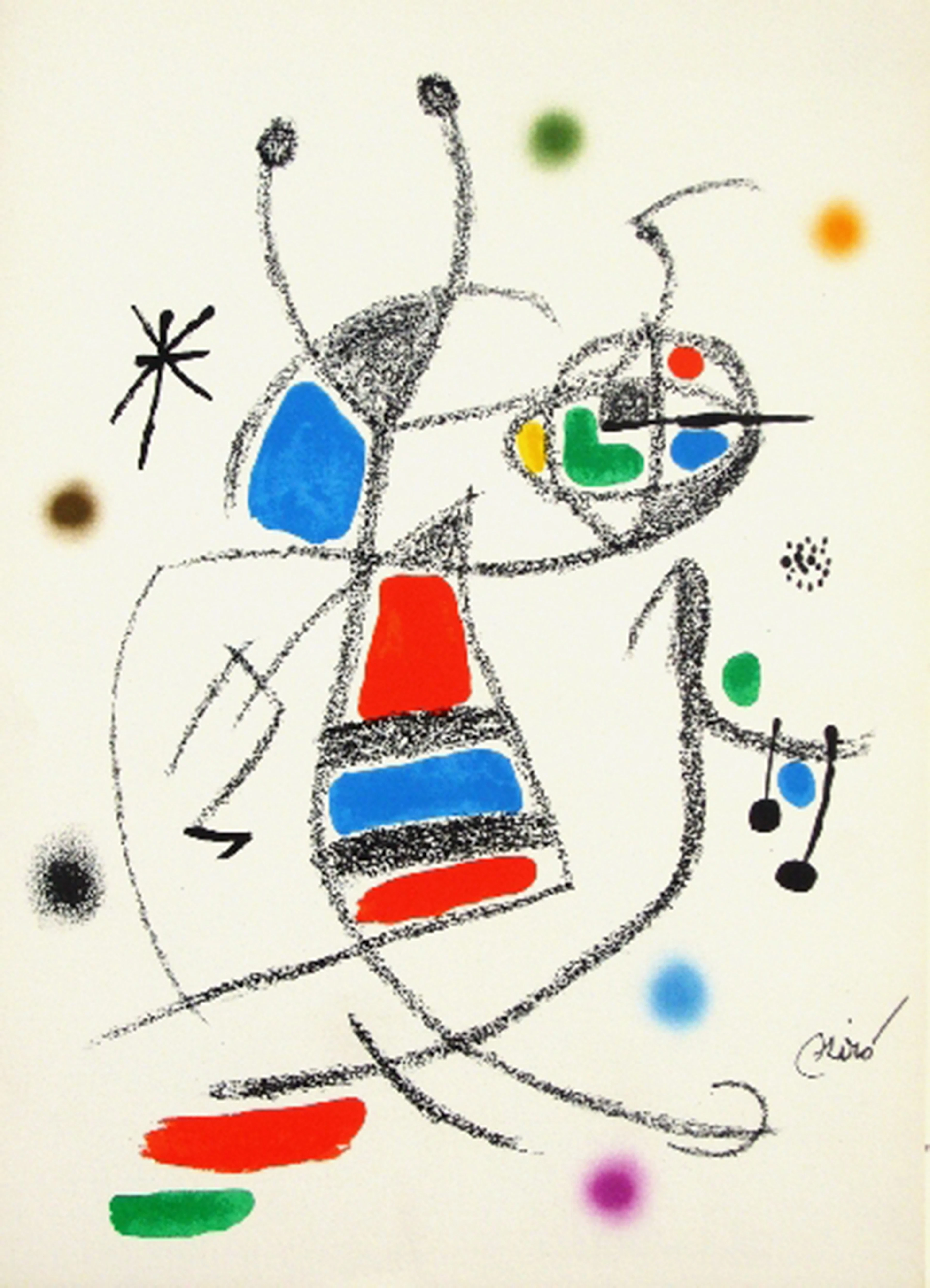 Joan Miró - Maravillas con variaciones acrosticas 8, 1975m lithographie