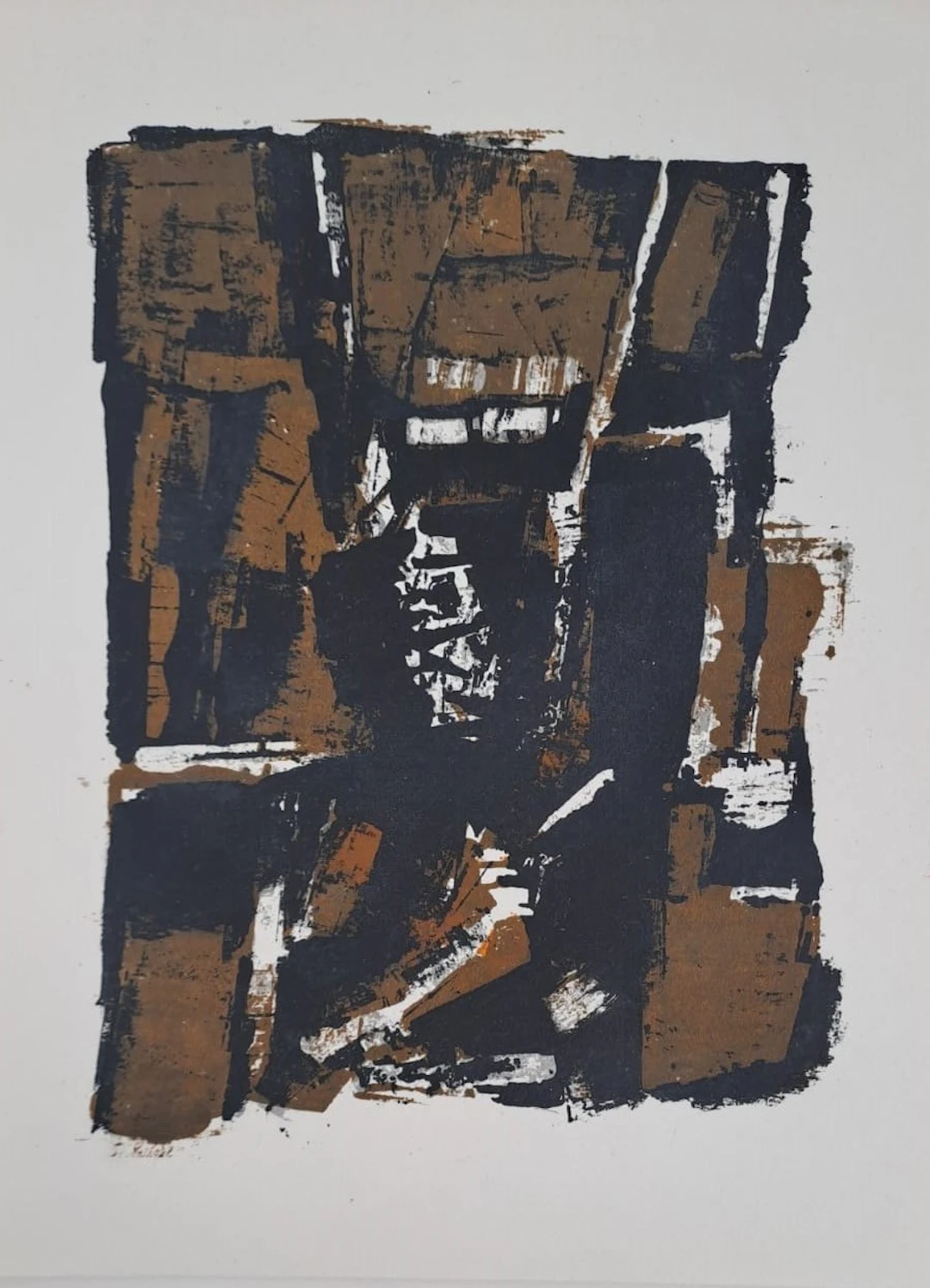 Orlando Pelayo - Composition XI - Lithographie originale