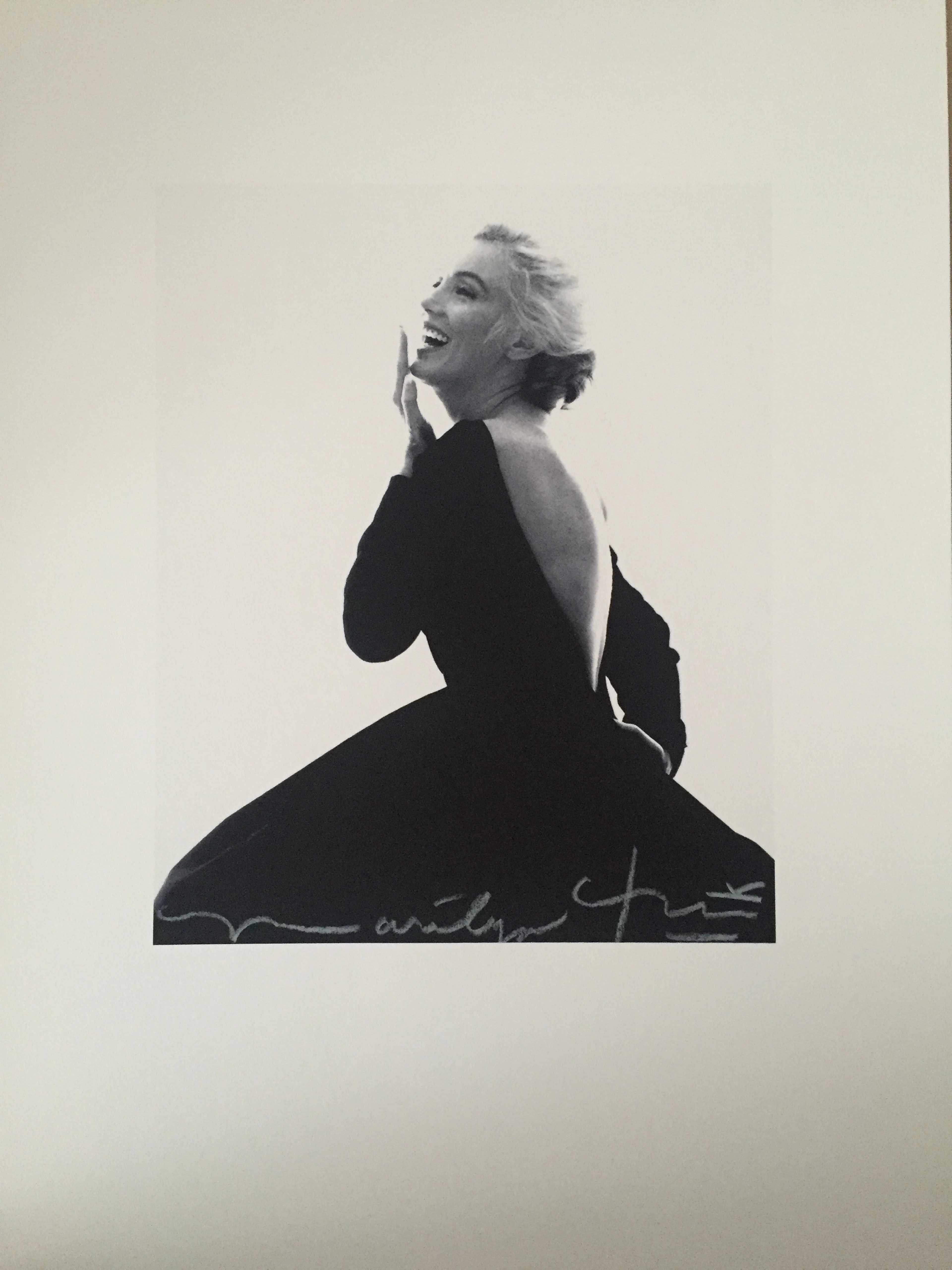 Bert STERN - Marilyn Laughing in Black Dress, 2011 - Photographie signée