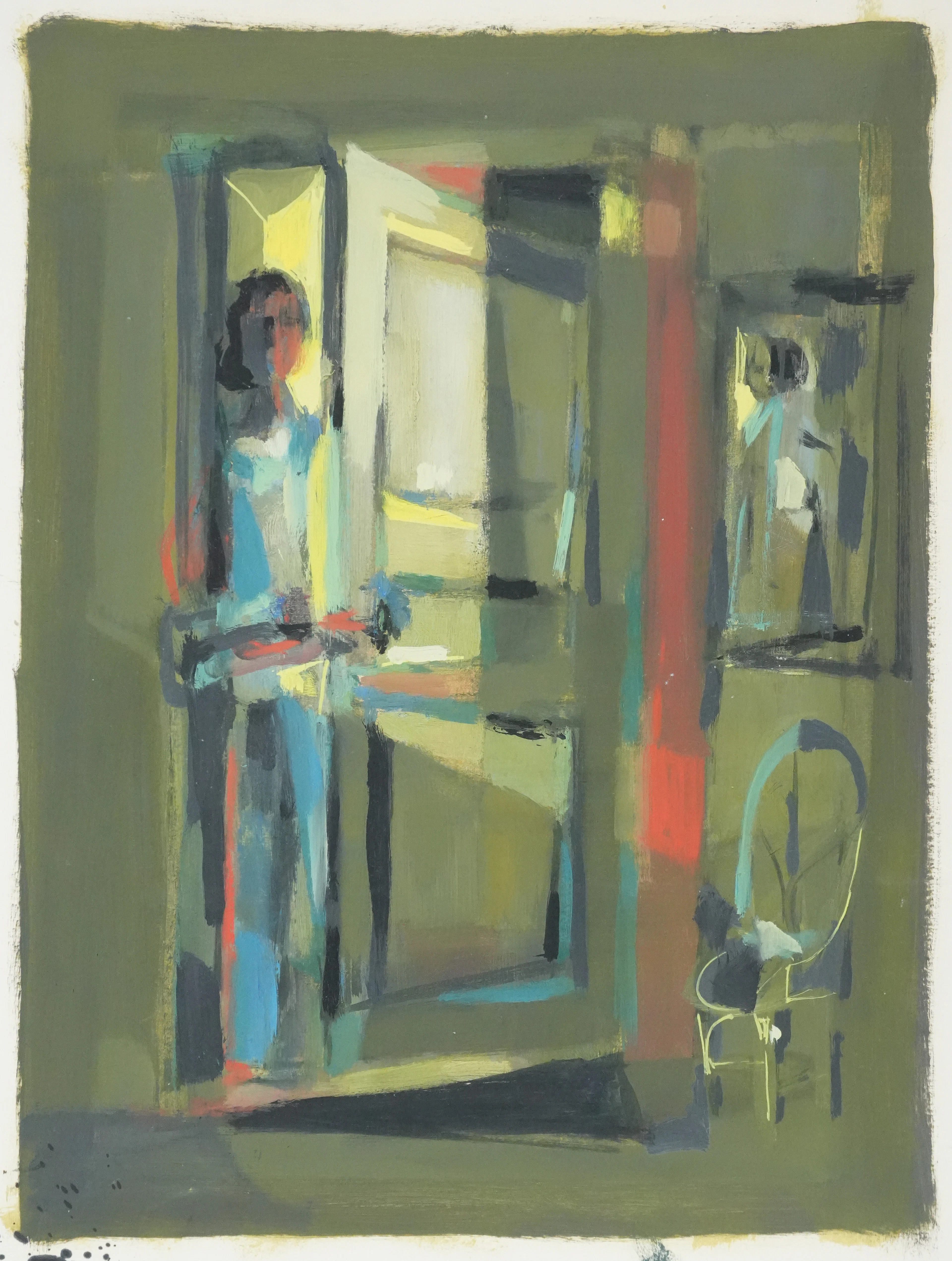 Marcel MOULY - Nus - Gouache originale