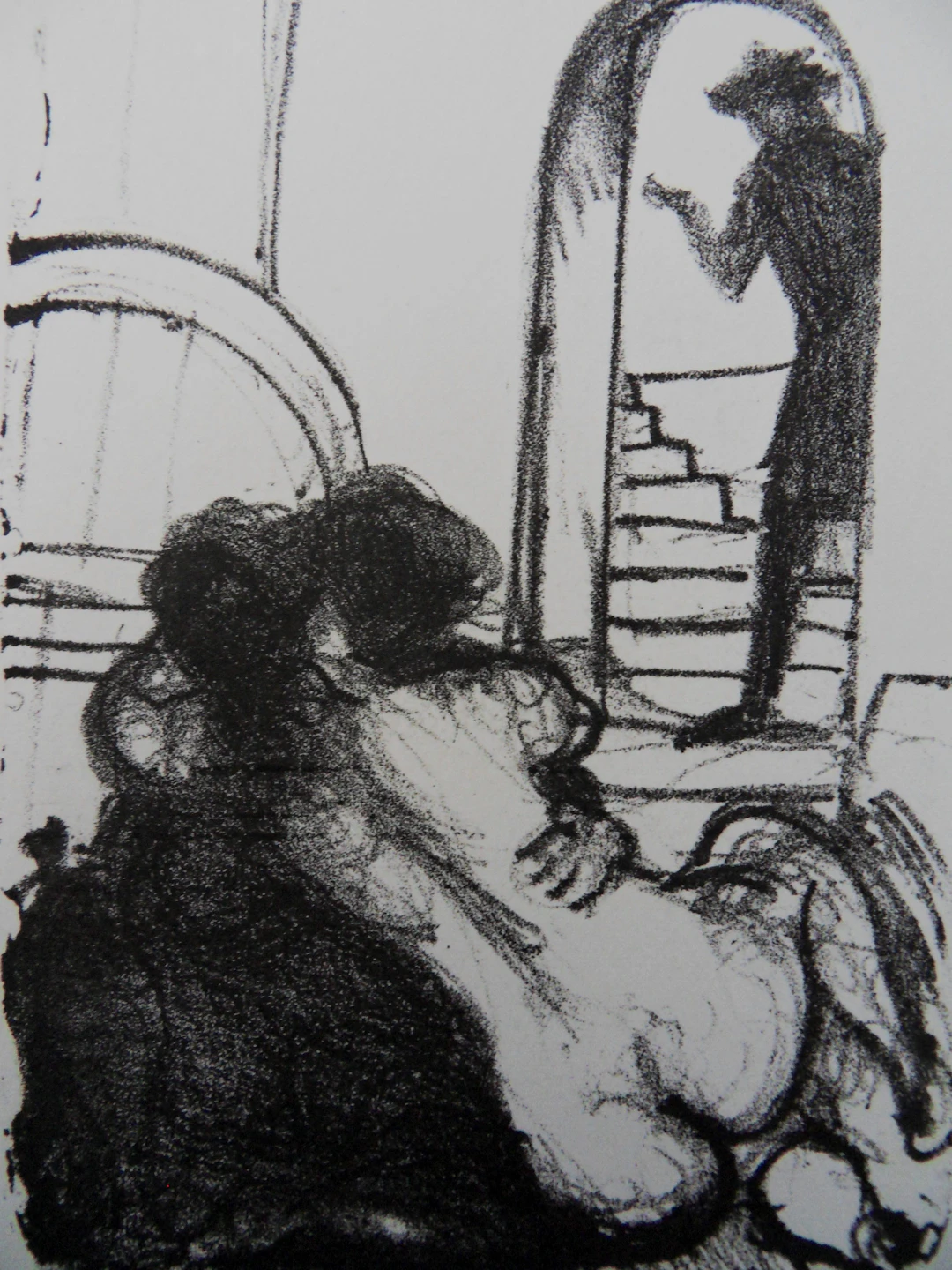 André DERAIN : Les amants surpris - Lithographie originale signée
