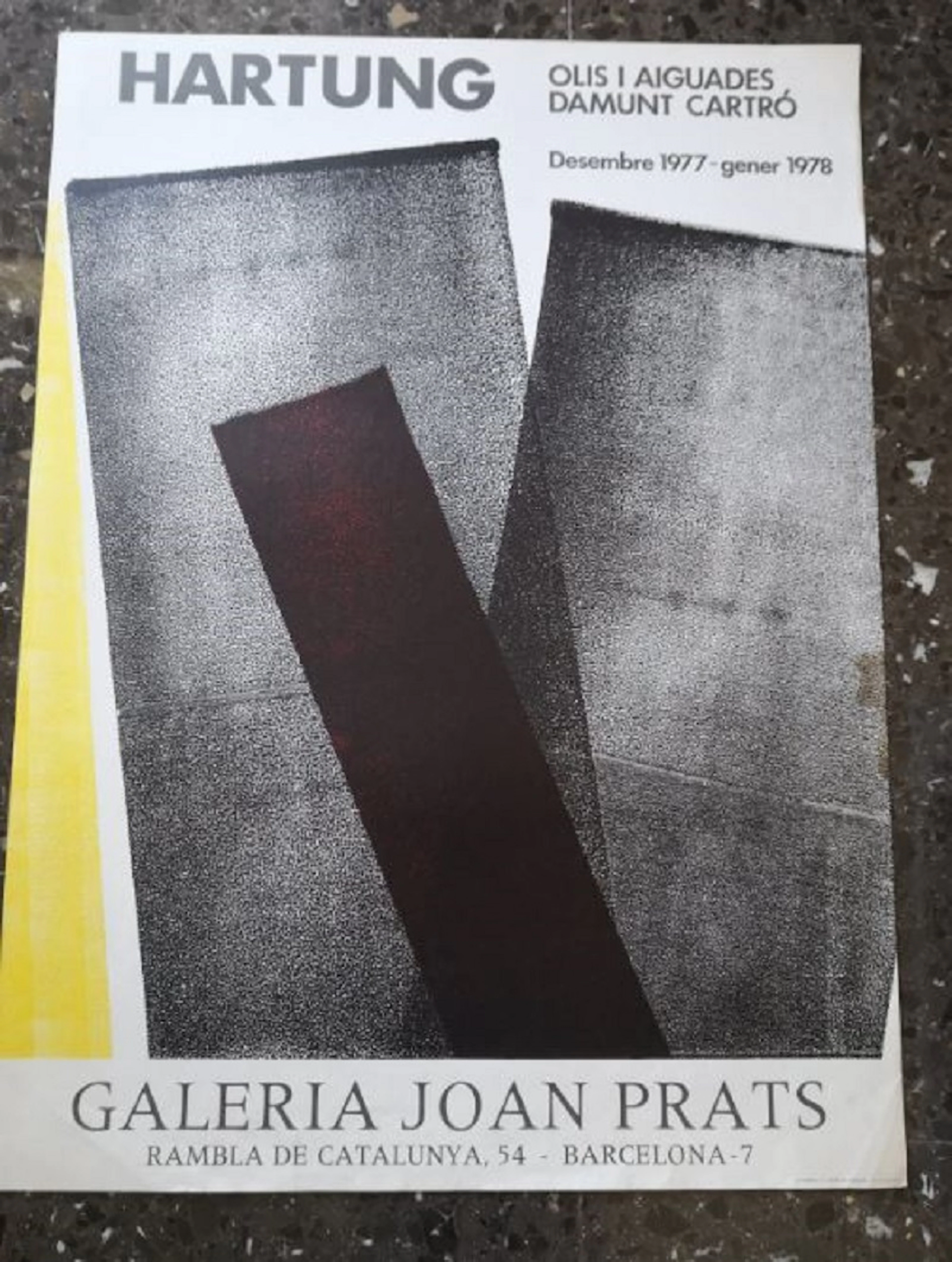 Hans Hartung (d’après) - Hartung Galeria Joan Prats, 1970 - affiche