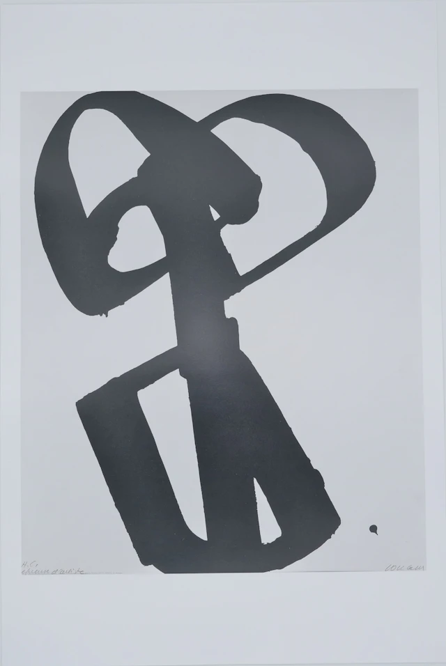 Pierre SOULAGES : Sérigraphie n°1 - Affiche originale signée
