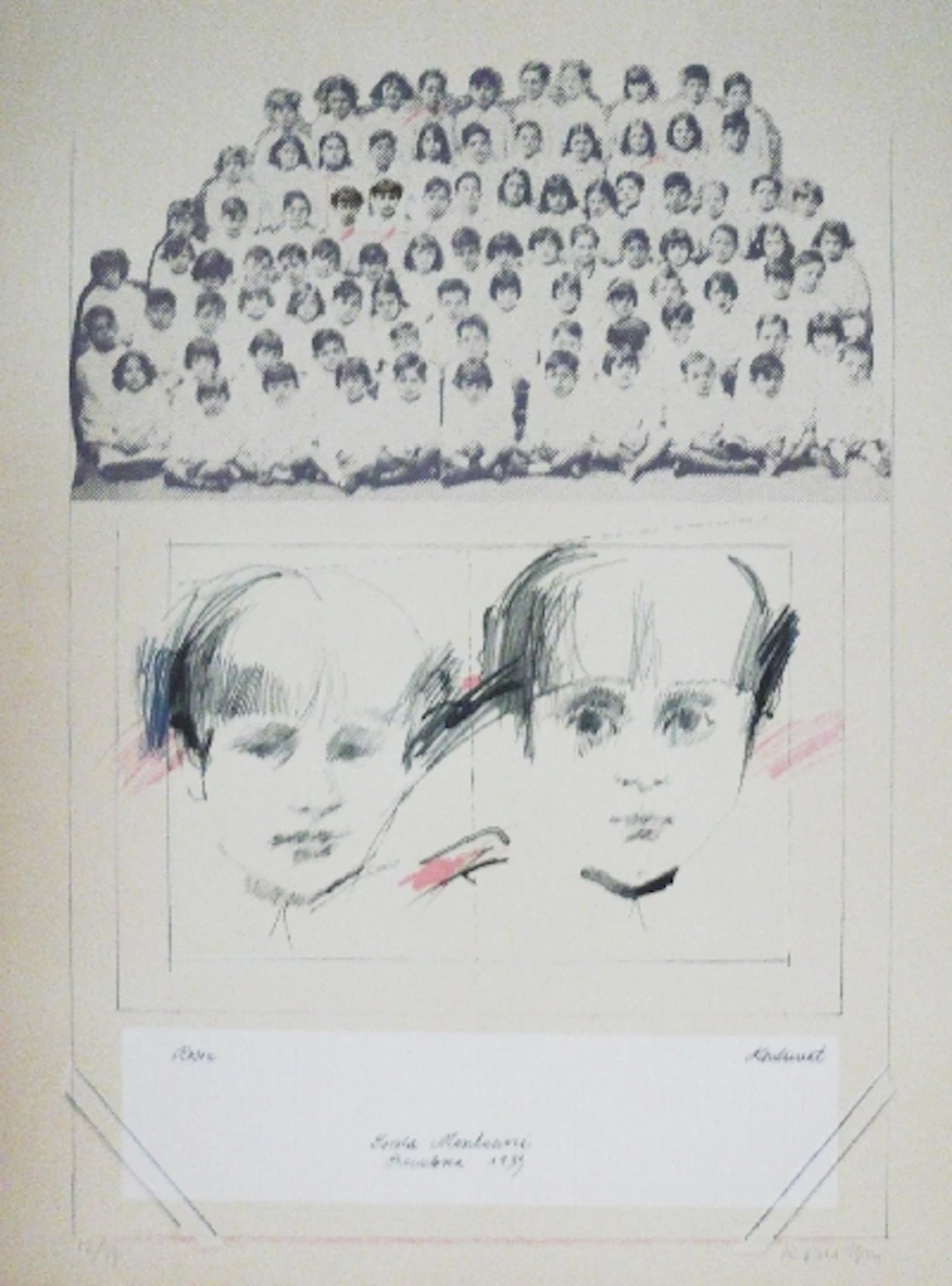 Roser BRU - Montserrat, 1979 - Lithographie signée au crayon