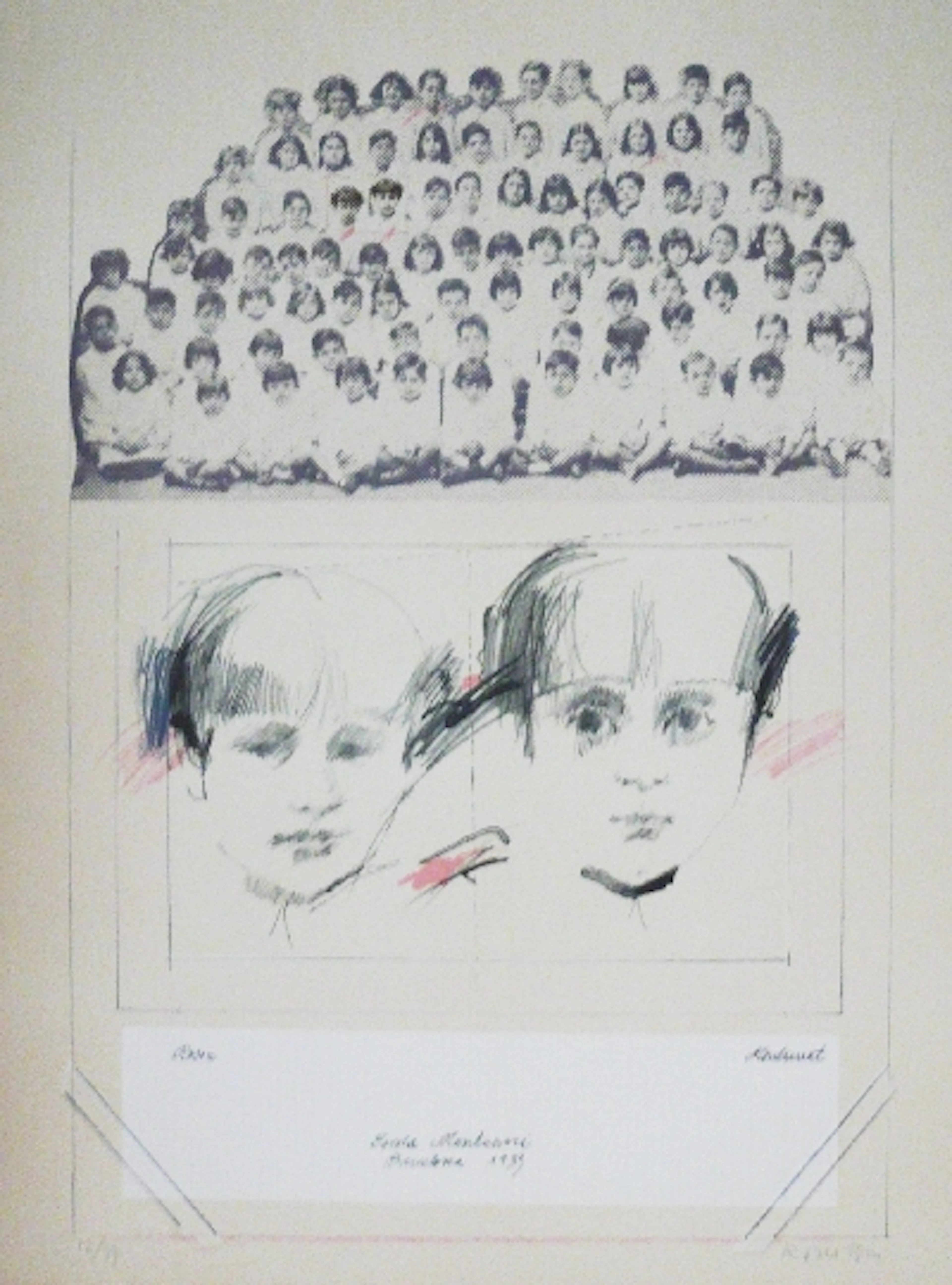 Roser BRU - Montserrat, 1979 - Lithographie signée au crayon
