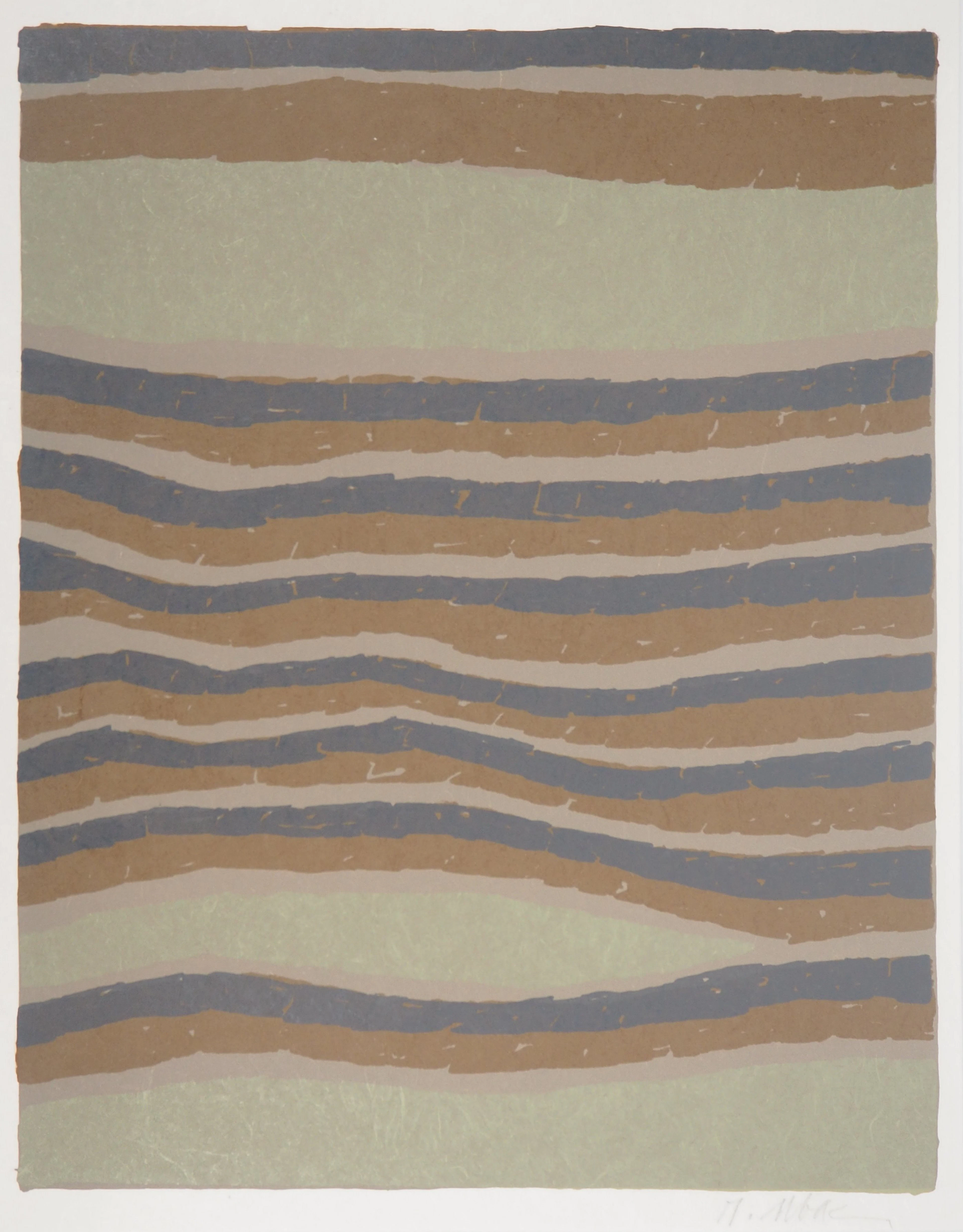 Raoul UBAC : Sillons de sable - Lithographie originale signée
