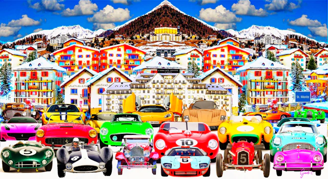 Gaudi .C - St-moritz--starting-ice-party (2025) - Hyperphotographie