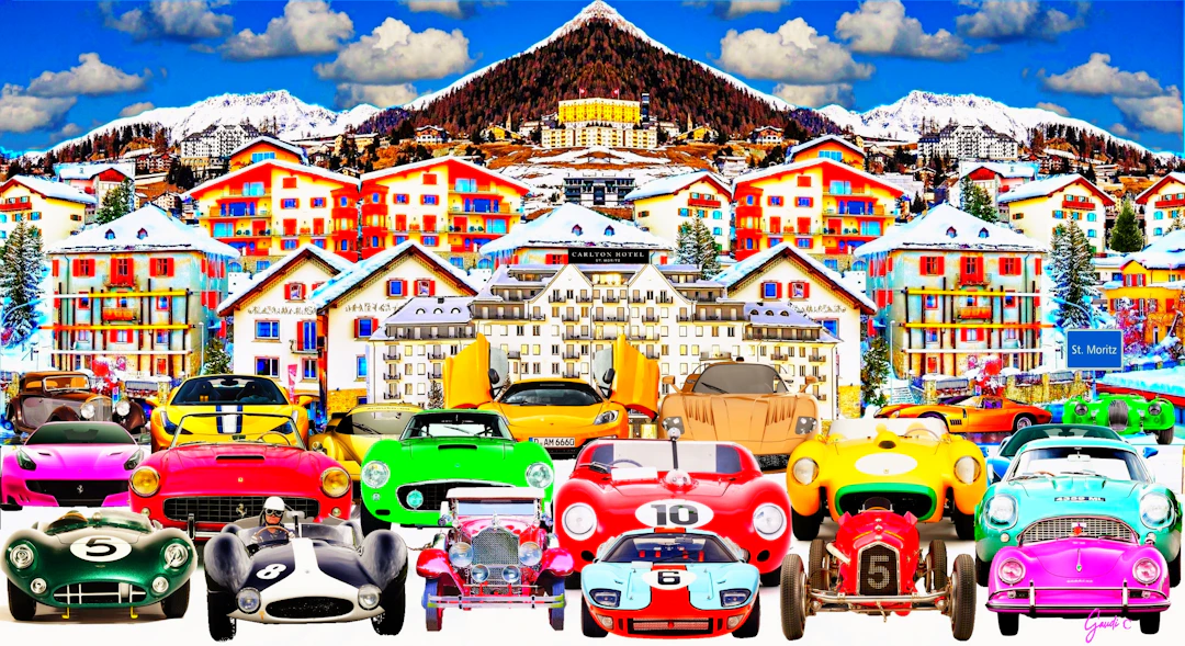 Gaudi .C - St-moritz--starting-ice-party (2025) - Hyperphotographie