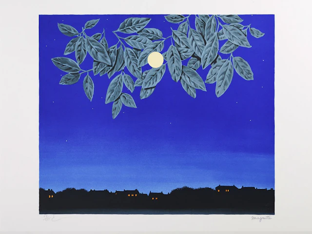 René Magritte (d’après) - La Page Blanche - Lithographie numérotée