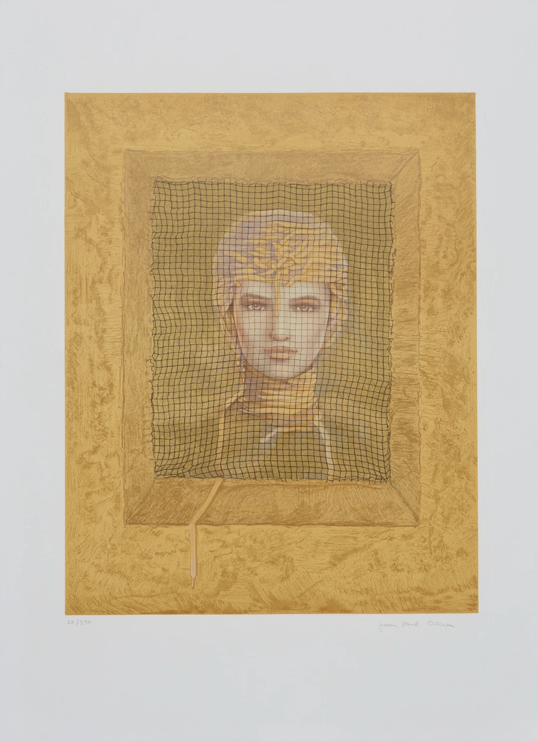 Jean-Paul CLEREN - Femme masquée- Lithographie signée et numérotée