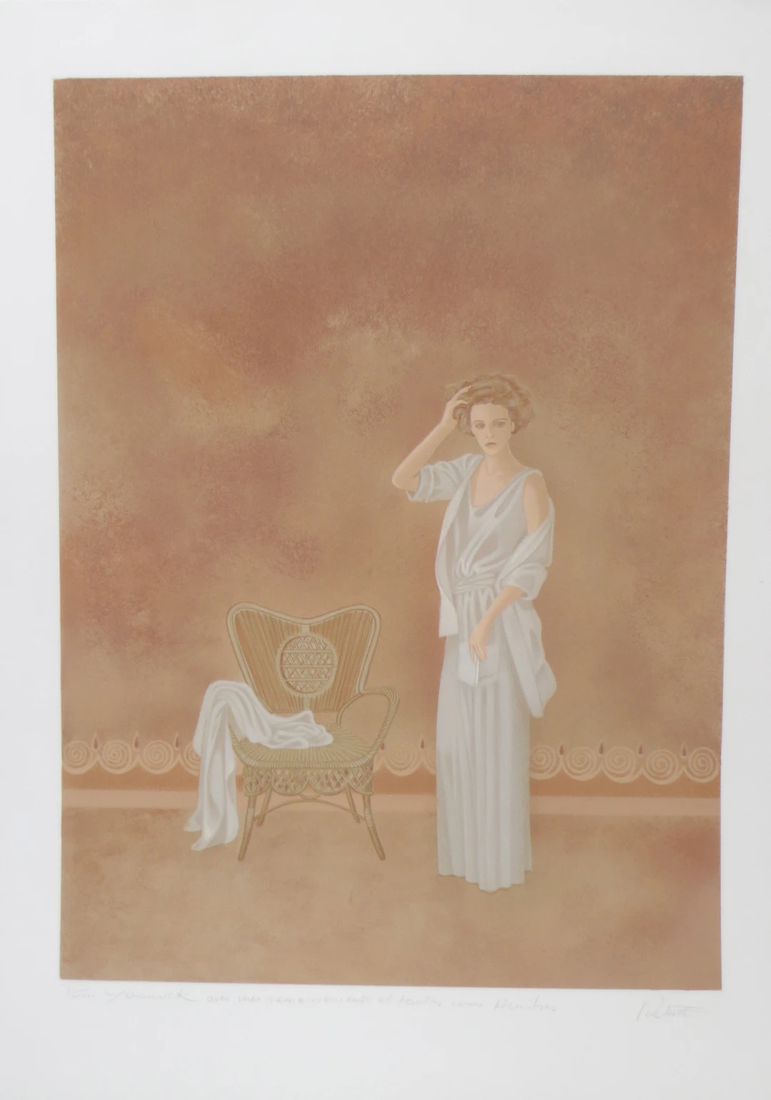 Annie RETIVAT - L’amant - lithographie signée et dédicacée