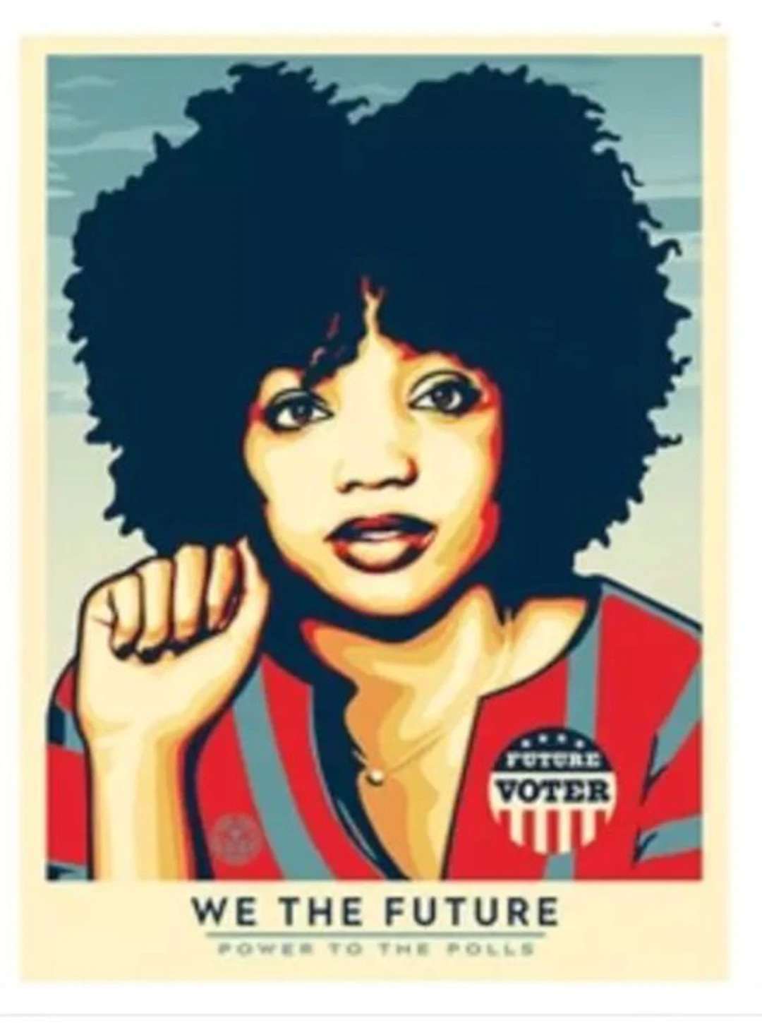 Shepard FAIREY (Obey) - We The Future the future power to the polls