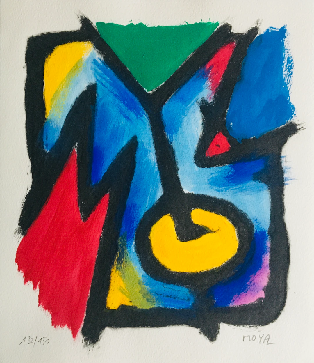 Patrick MOYA - Sans-titre, 2011 - Gravure rehaussée signée au crayon