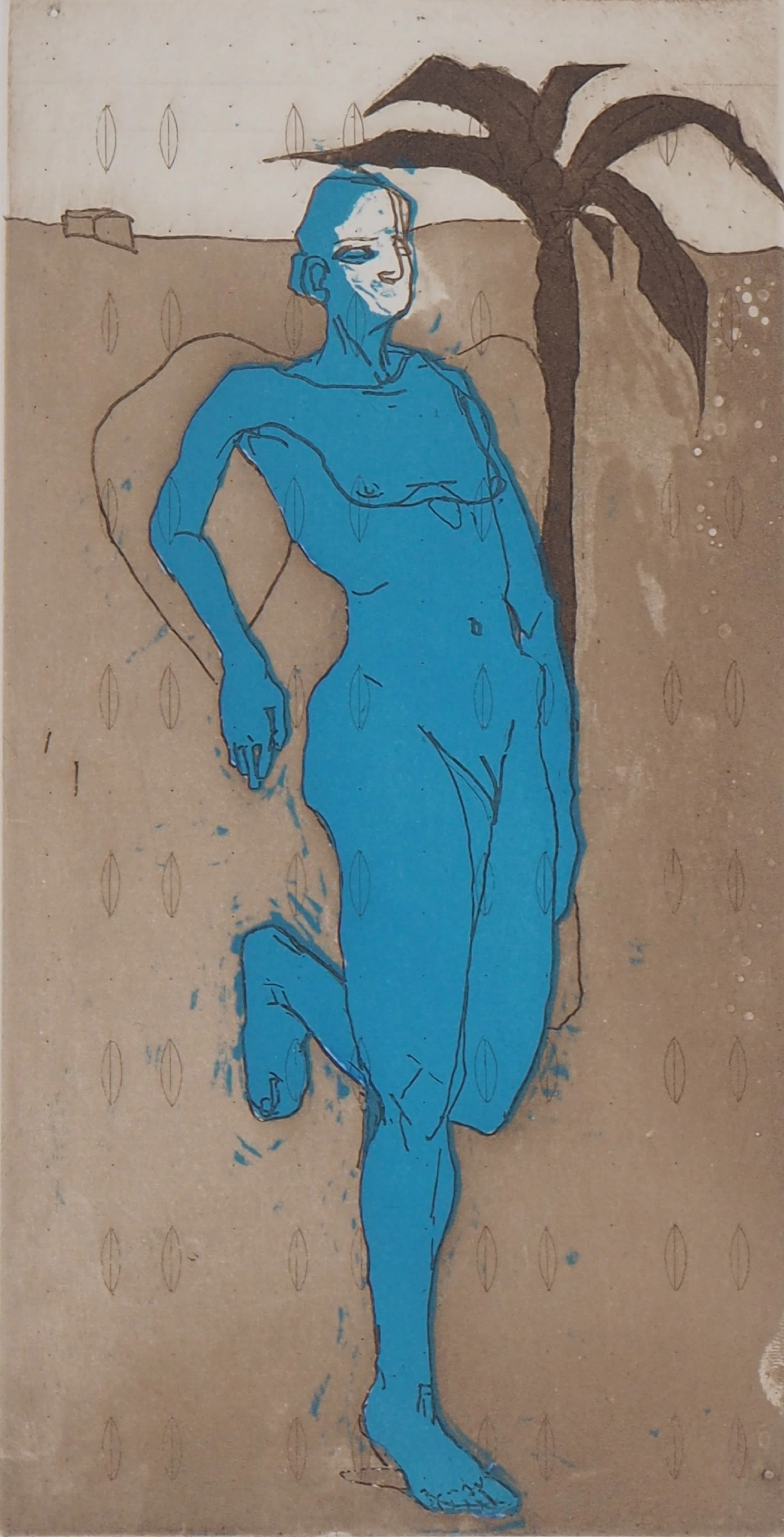 François Vincent - Le Jaguar, 1995 - Gravure originale signée