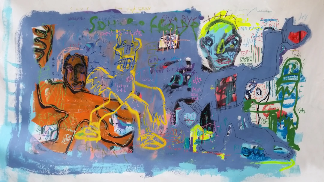 JAZZU - Punch, 2018 - Technique mixte sur toile - 2018