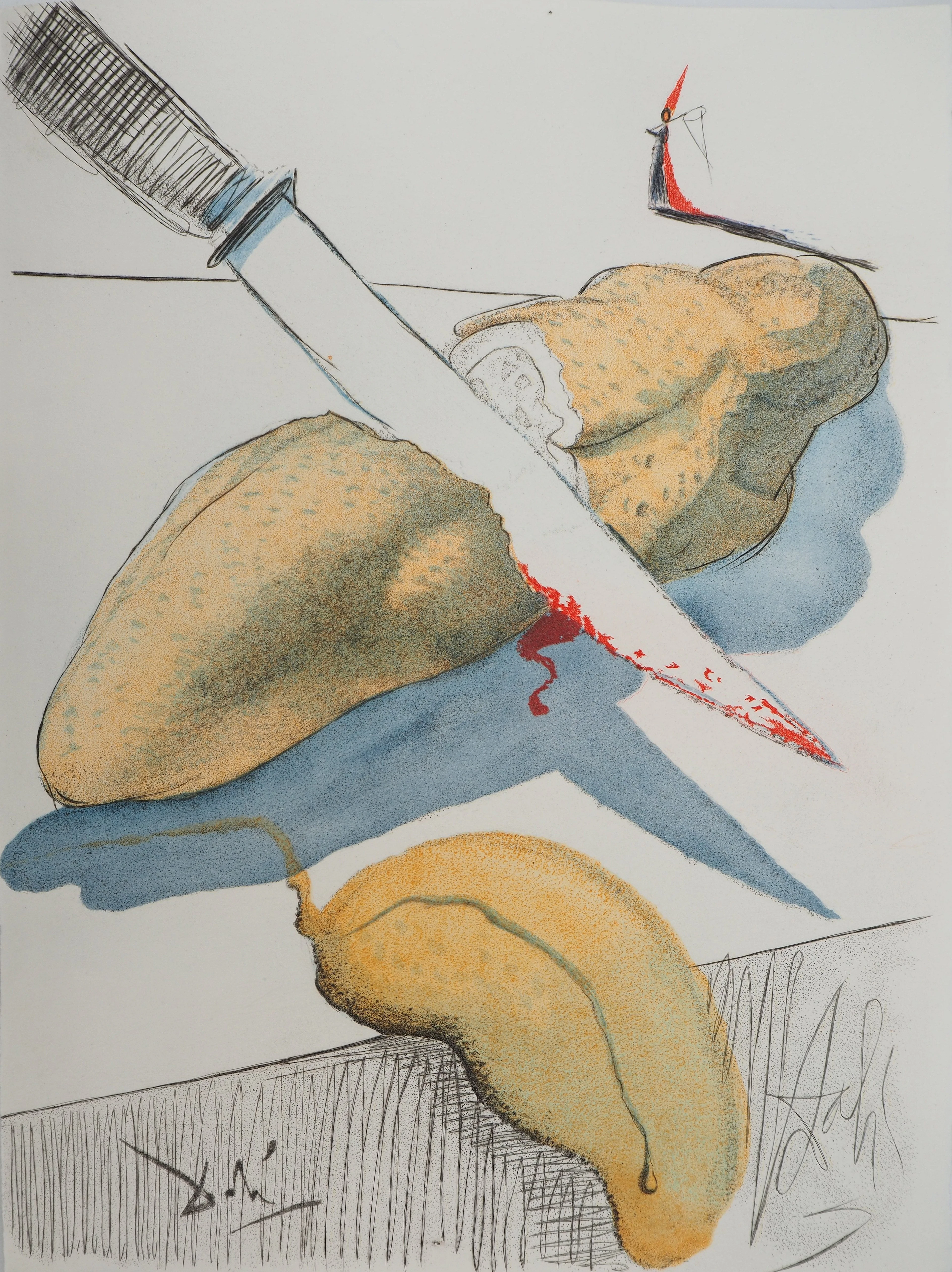 Salvador Dali : Casanova, L’amour sommelier et le concombre coupé