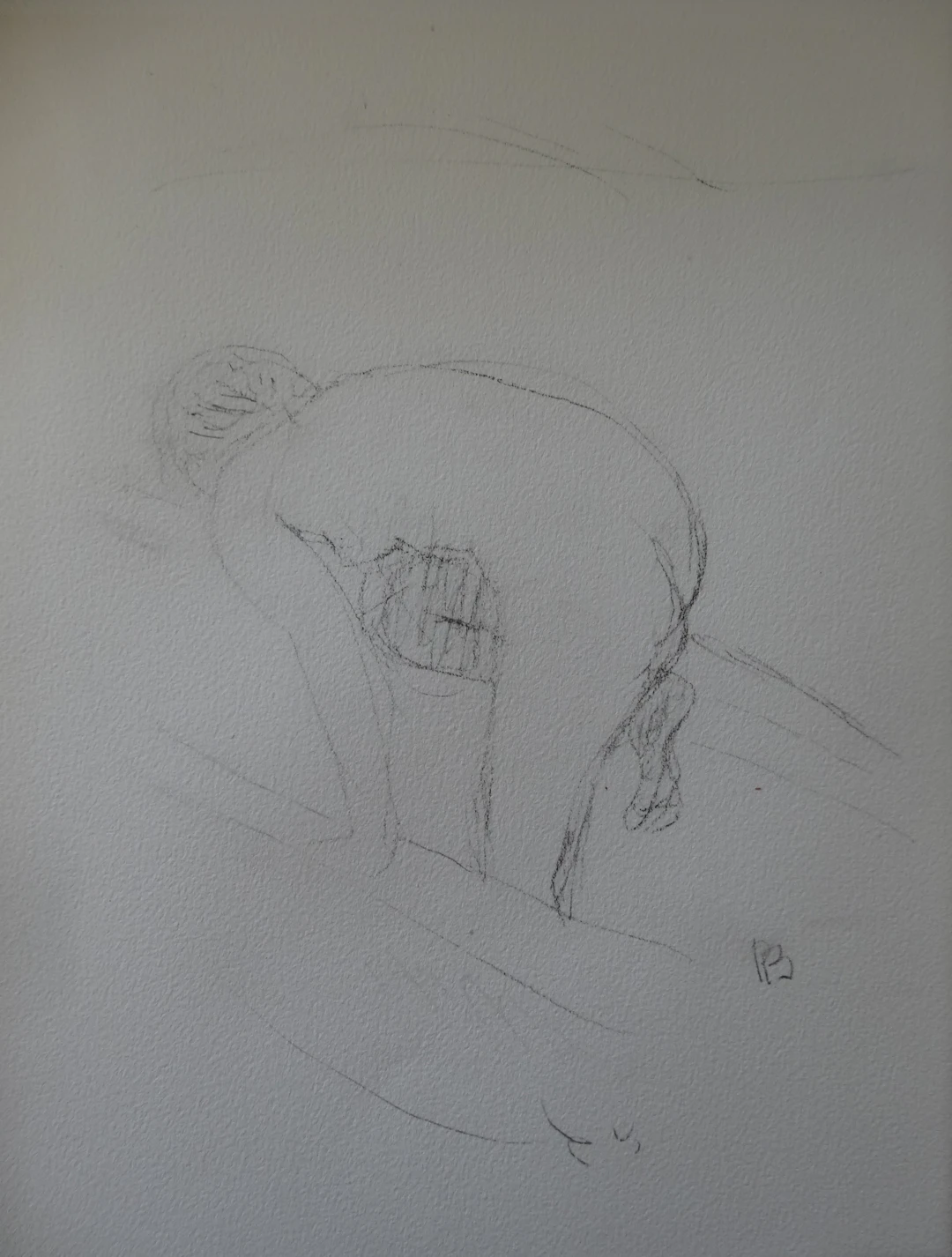 Pierre BONNARD (d’après) : Femme nue de dos - Lithographie Signée