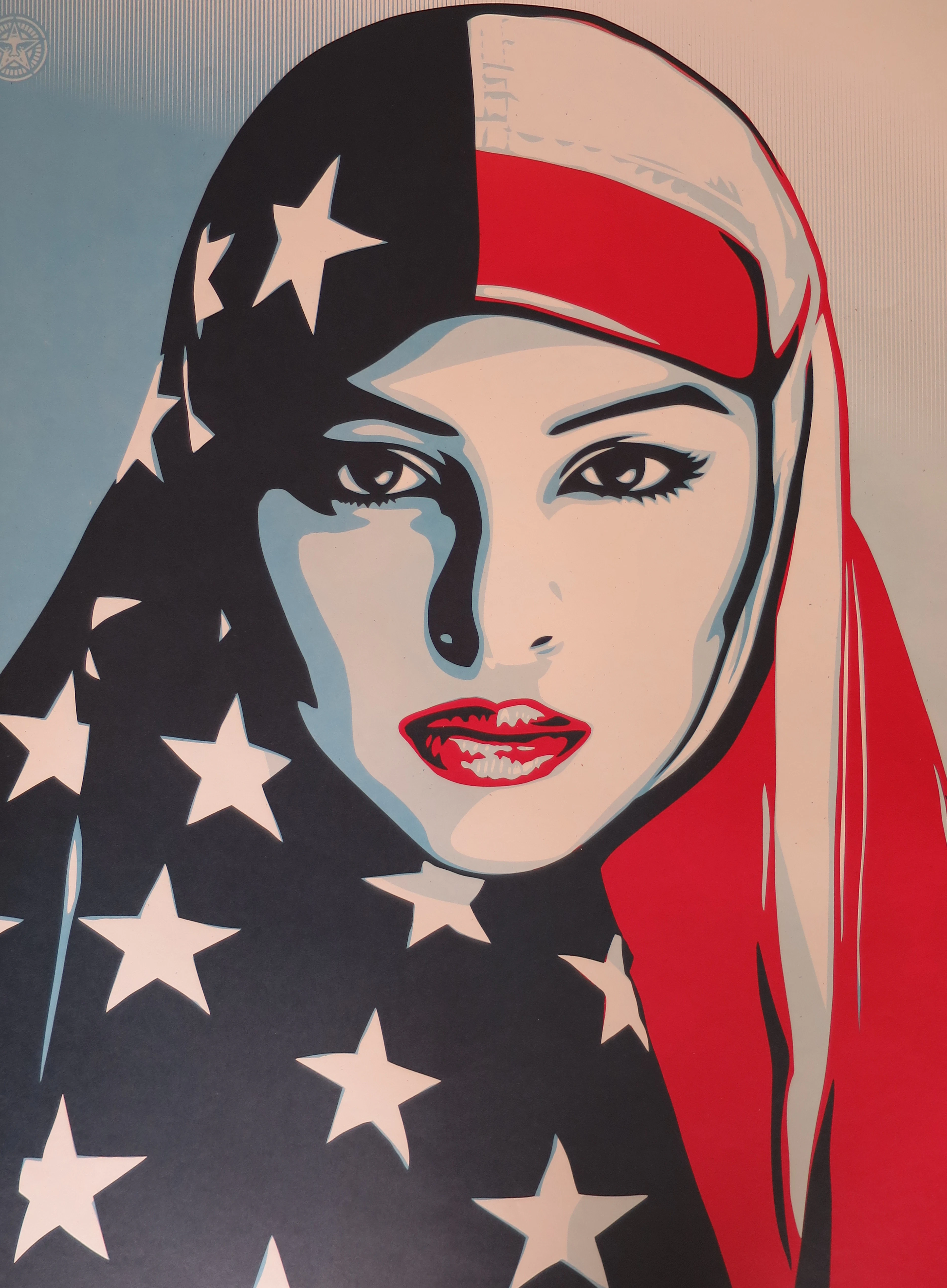 Shepard FAIREY (Obey) - We Love People Are greater than fear - Impression