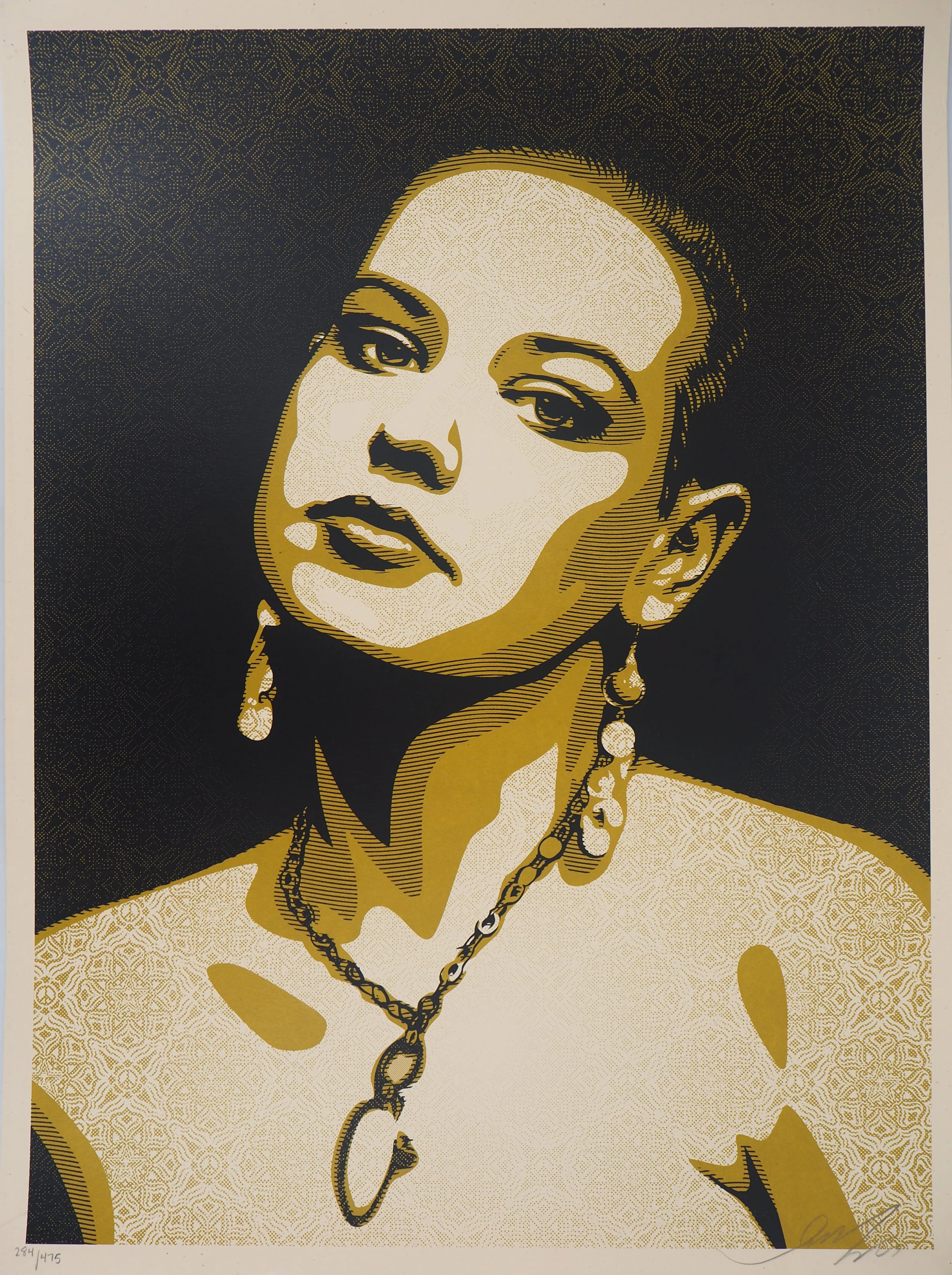 Shepard FAIREY (OBEY) : Jessica Print x Stage NYC - Sérigraphie originale