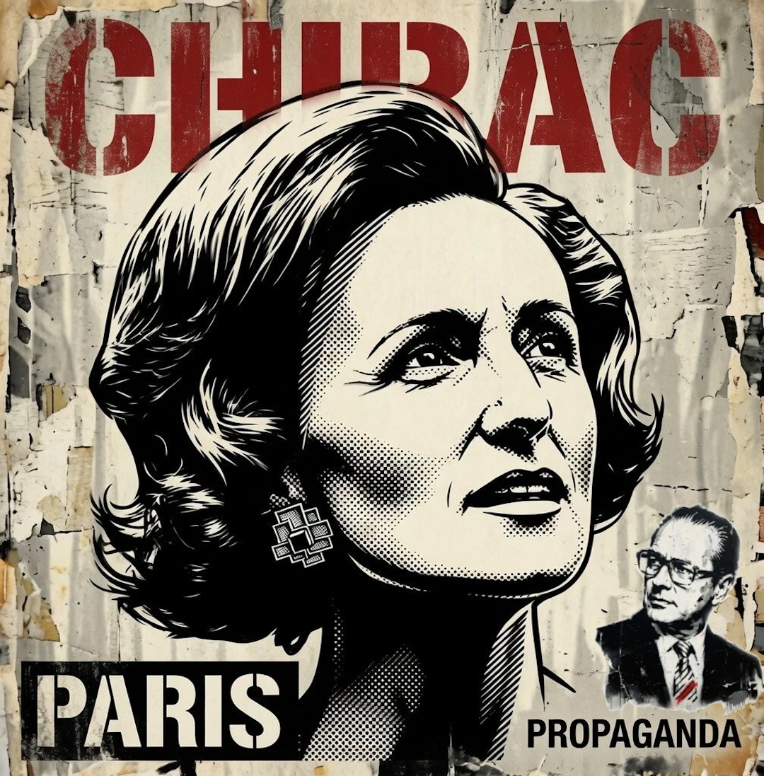 PyB - Bernadette Chirac 2026 - Impression numérique sur toile