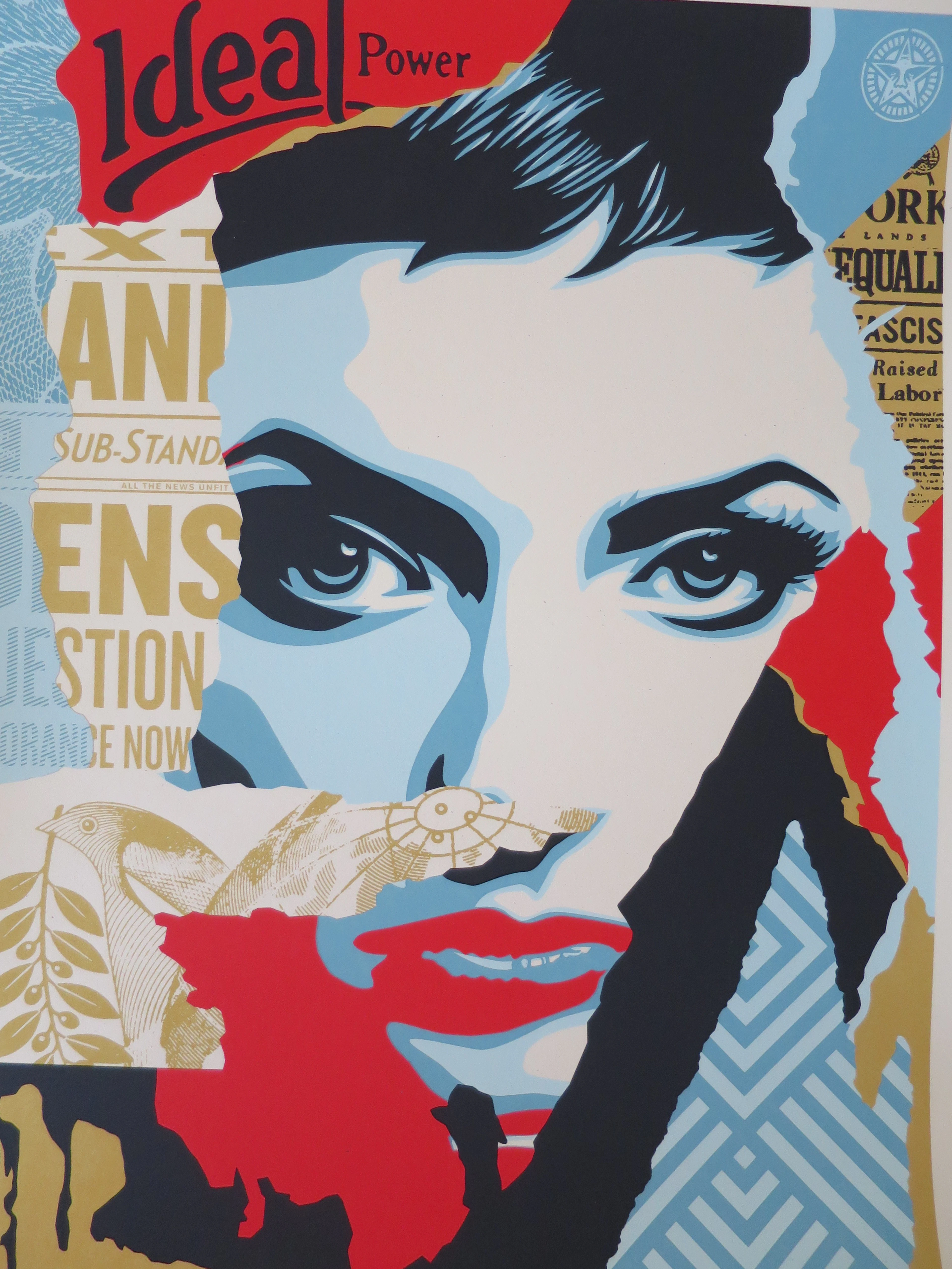 Shepard FAIREY (Obey) - Ideal Power, 2017 - Sérigraphie signée au crayon