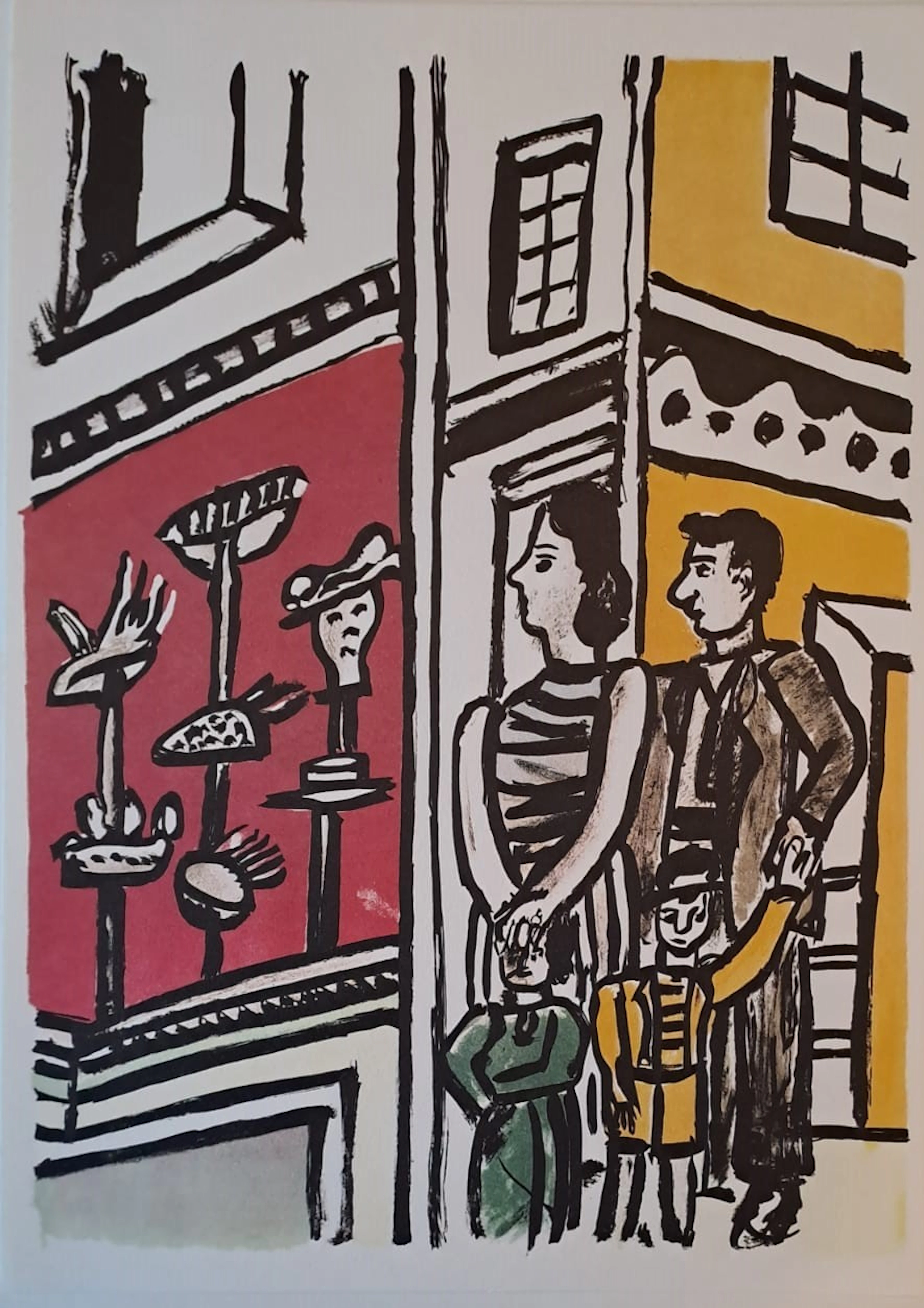 Fernand Léger (d’après) - La chapellerie - Lithographie offset