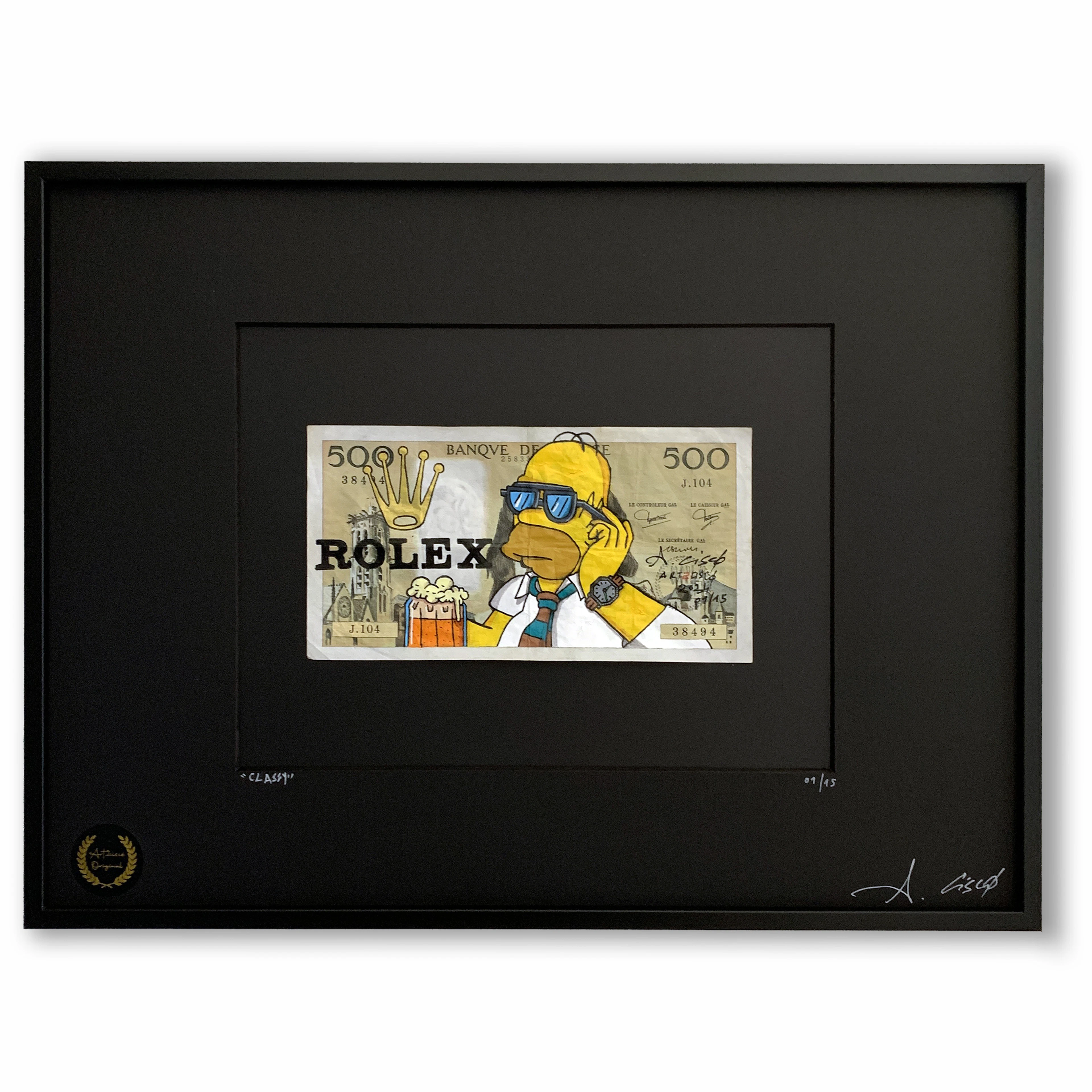 Cisco - Classy, 2026 - Acrylique sur billet