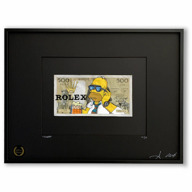 Cisco - Classy, 2026 - Acrylique sur billet